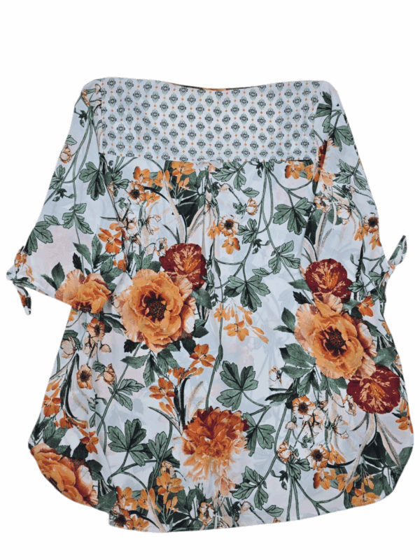 Fig & Flower Sheer  Top 3X - Image 2