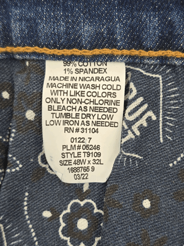 NWTs True Craft Blue Jeans 48x32 - Image 4