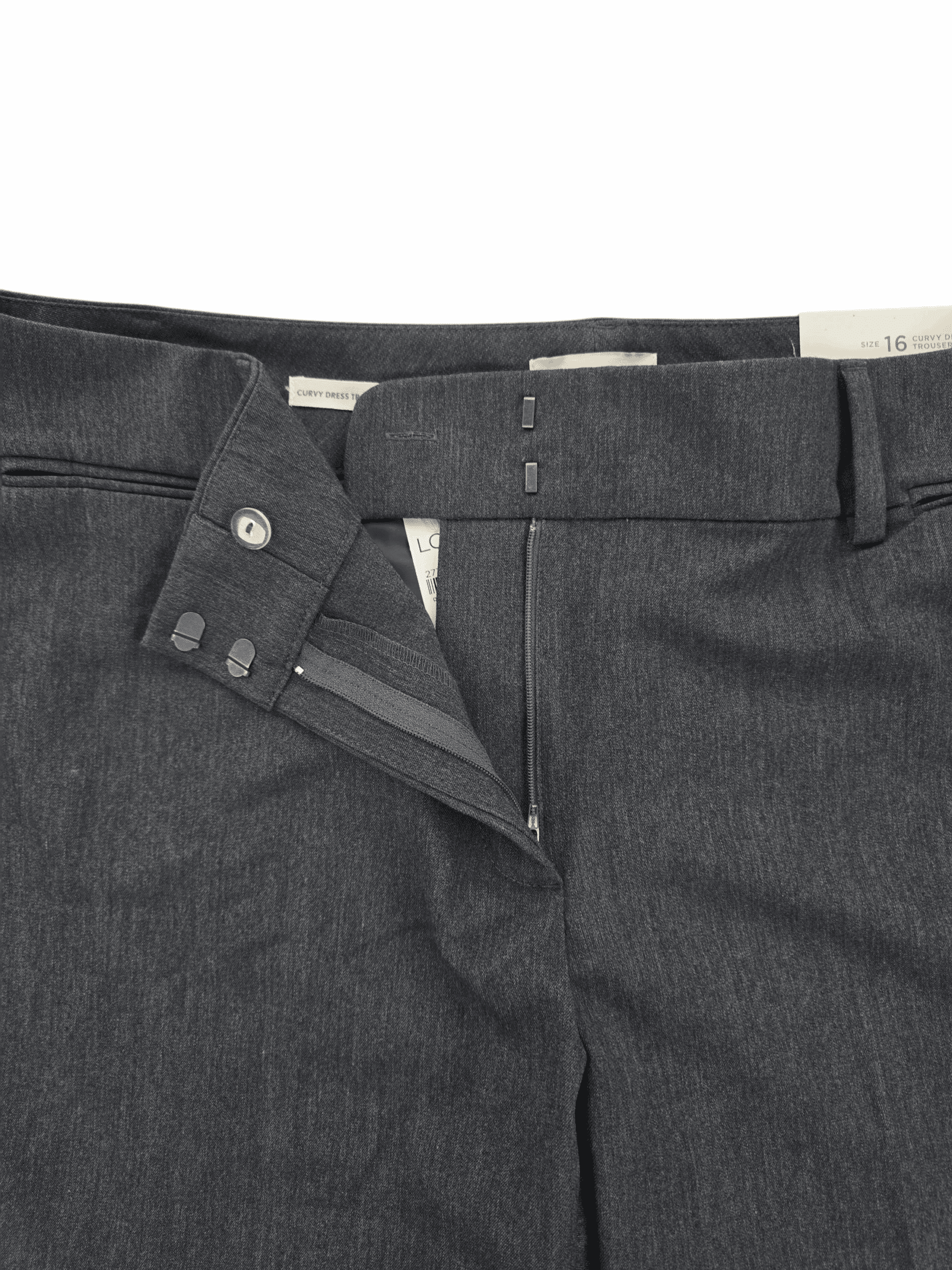 LOFT Women’s Gray Dress Pants | Size 16 Curvy | NEW - Image 3