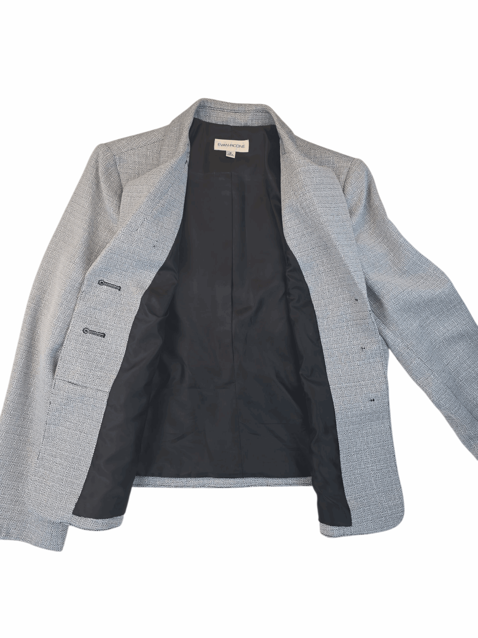 Inside lining of Evan-Picone women’s size 16 black blazer