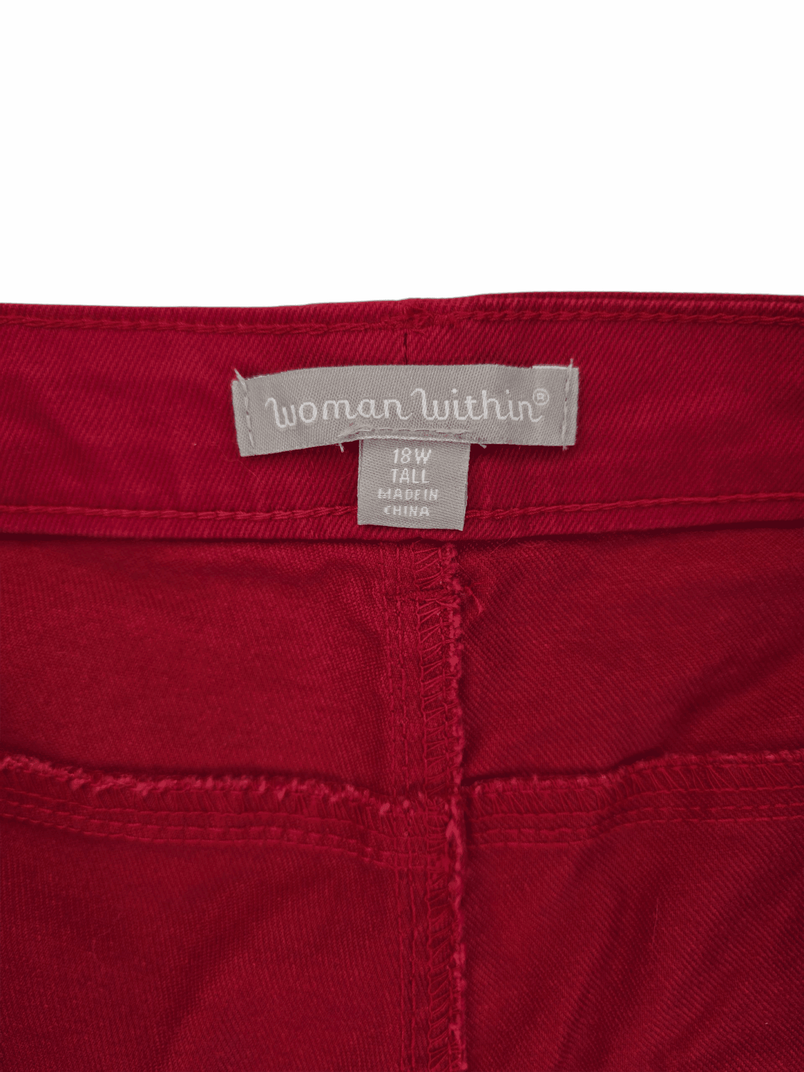 Woman Within brand and size 18WT clothing label