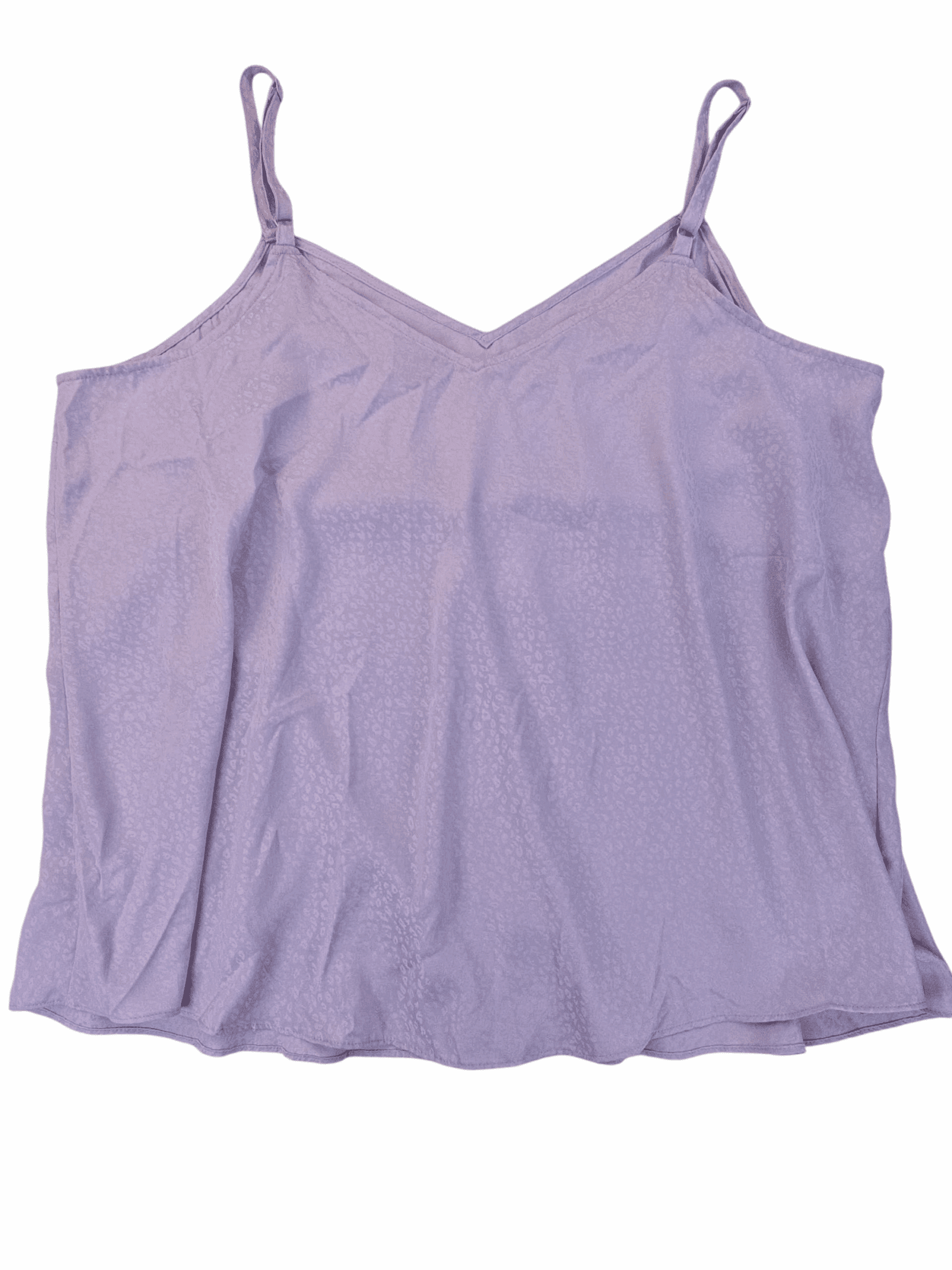 Torrid Sophie adjustable spaghetti strap top purple animal print women’s plus size 3X – back view