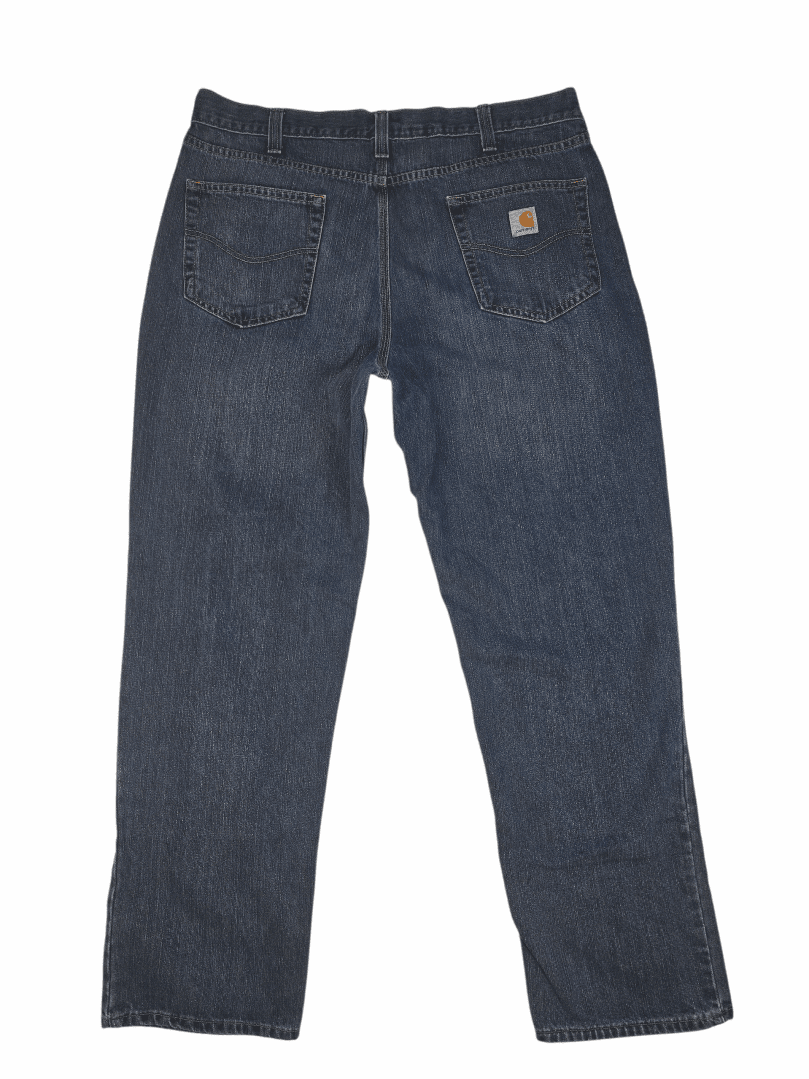 Carhartt blue straight leg jeans men’s big & tall size 40x34 – back view