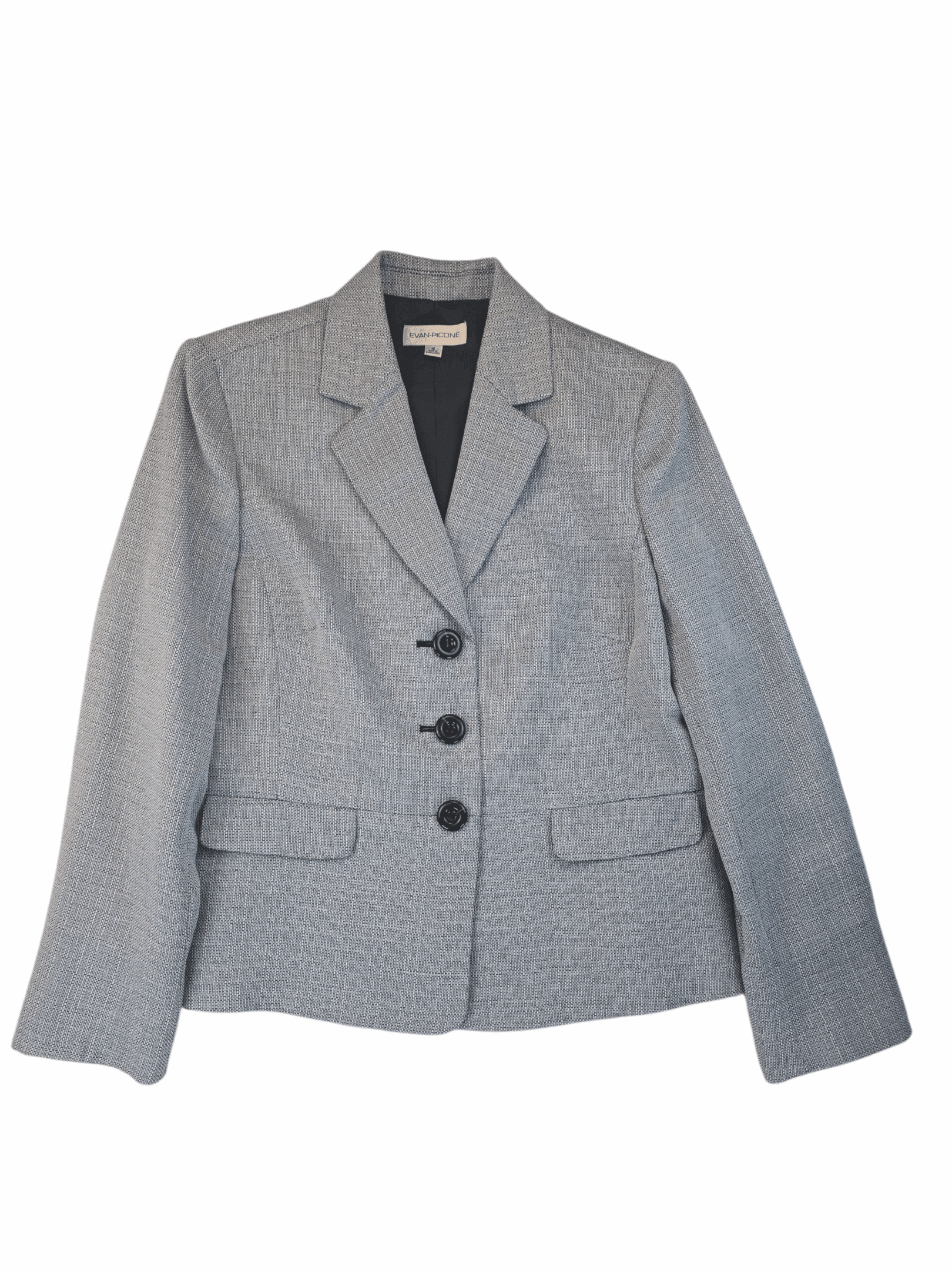 Evan-Picone women’s size 16 black blazer front view