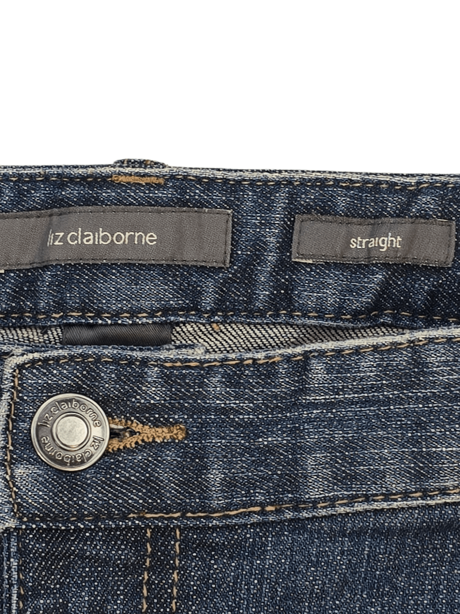 Liz Claiborne Cropped Denim Jeans | Size 22W - Image 3