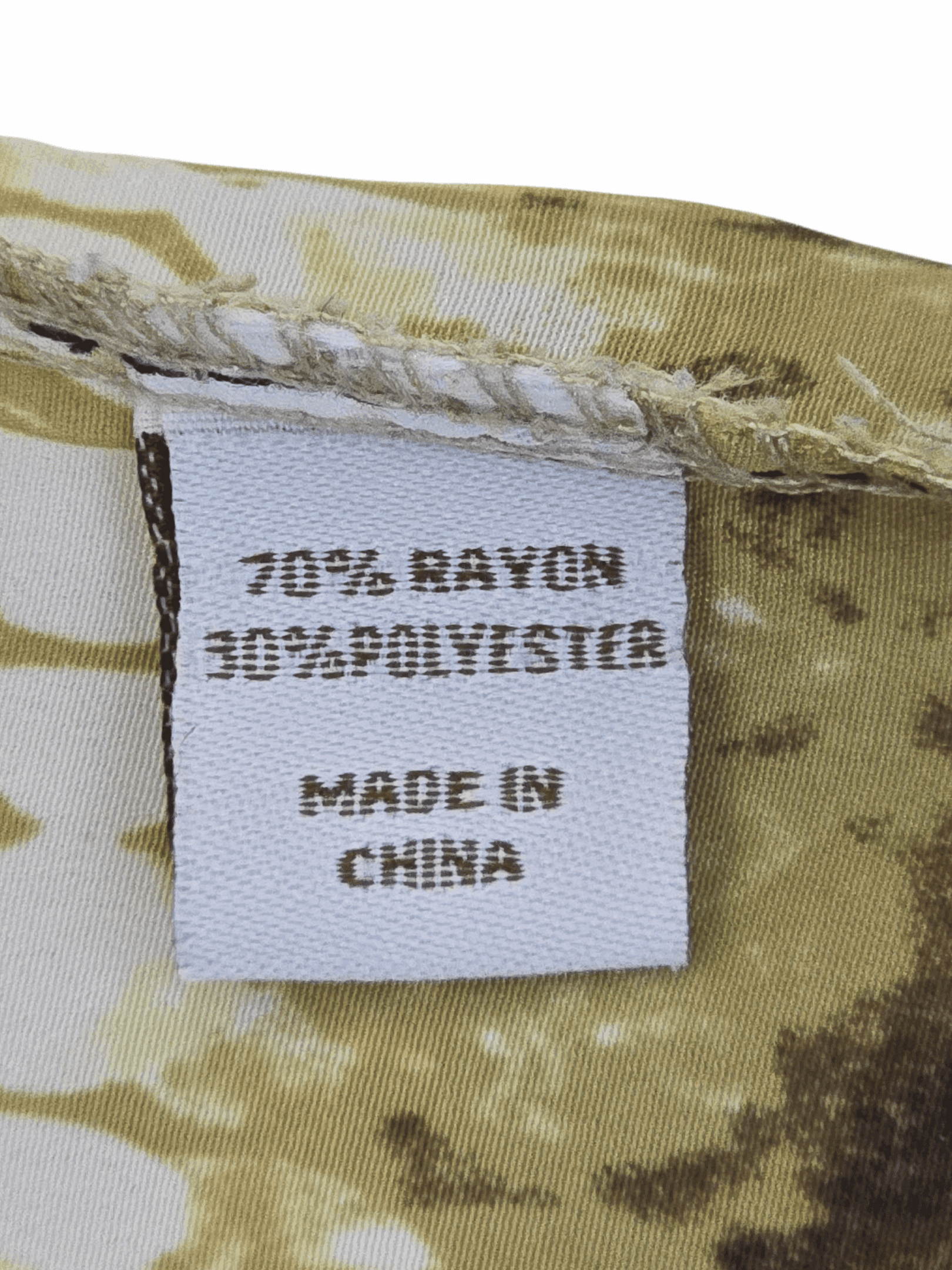 Silver Silk Casual snake print short sleeve shirt material content label