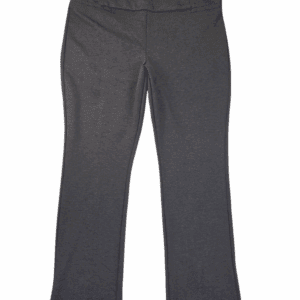 Front view of New York & Company women’s smokey gray straight leg pull-on stretch pants size XXL Tall