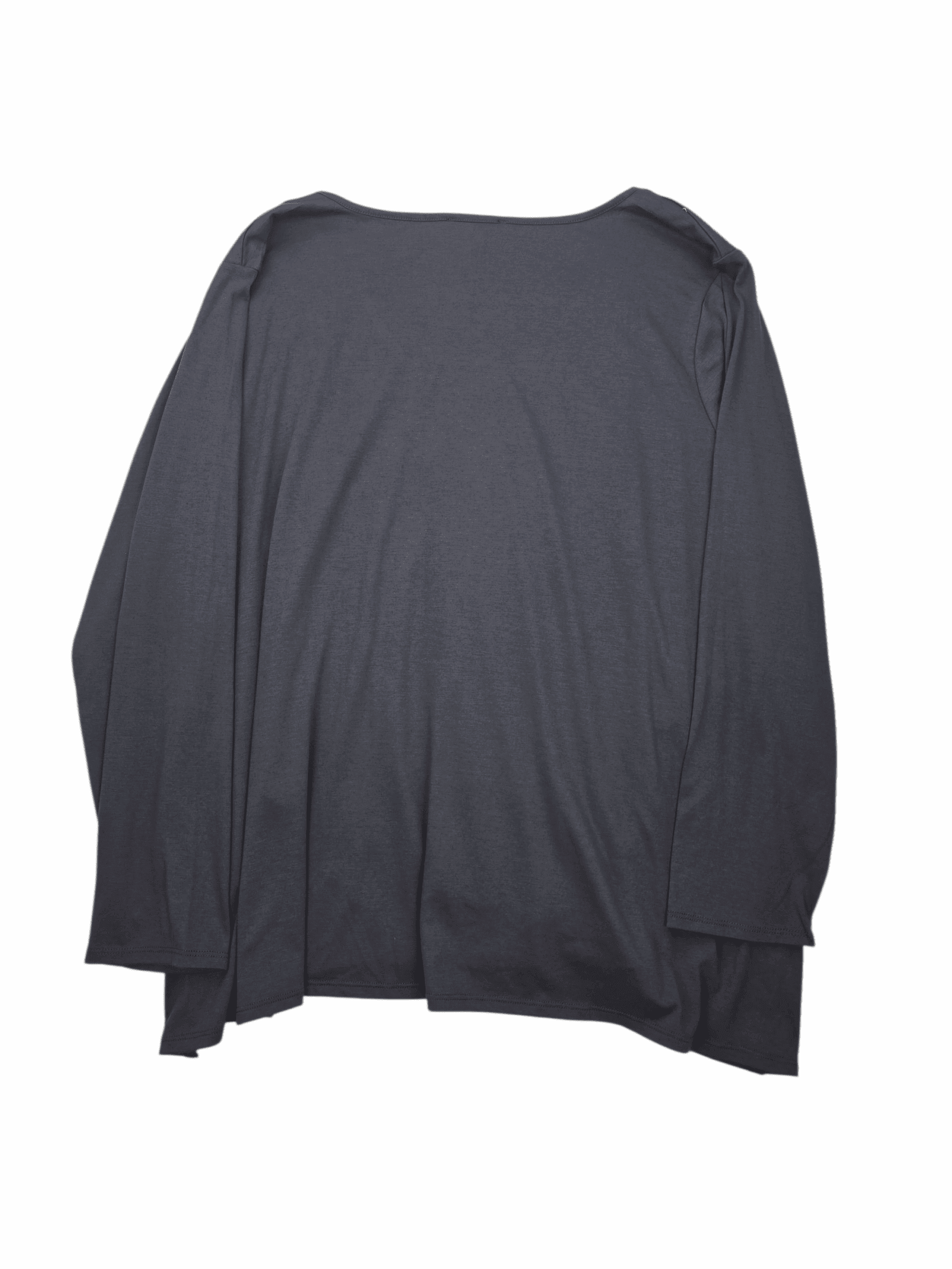 Diane Gilman gray layered look pullover top women’s plus size 3X – back view