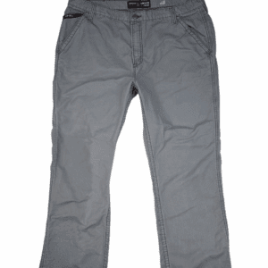 Ariat gray FR M4 low-rise bootcut canvas work pants men’s size 42 – front view