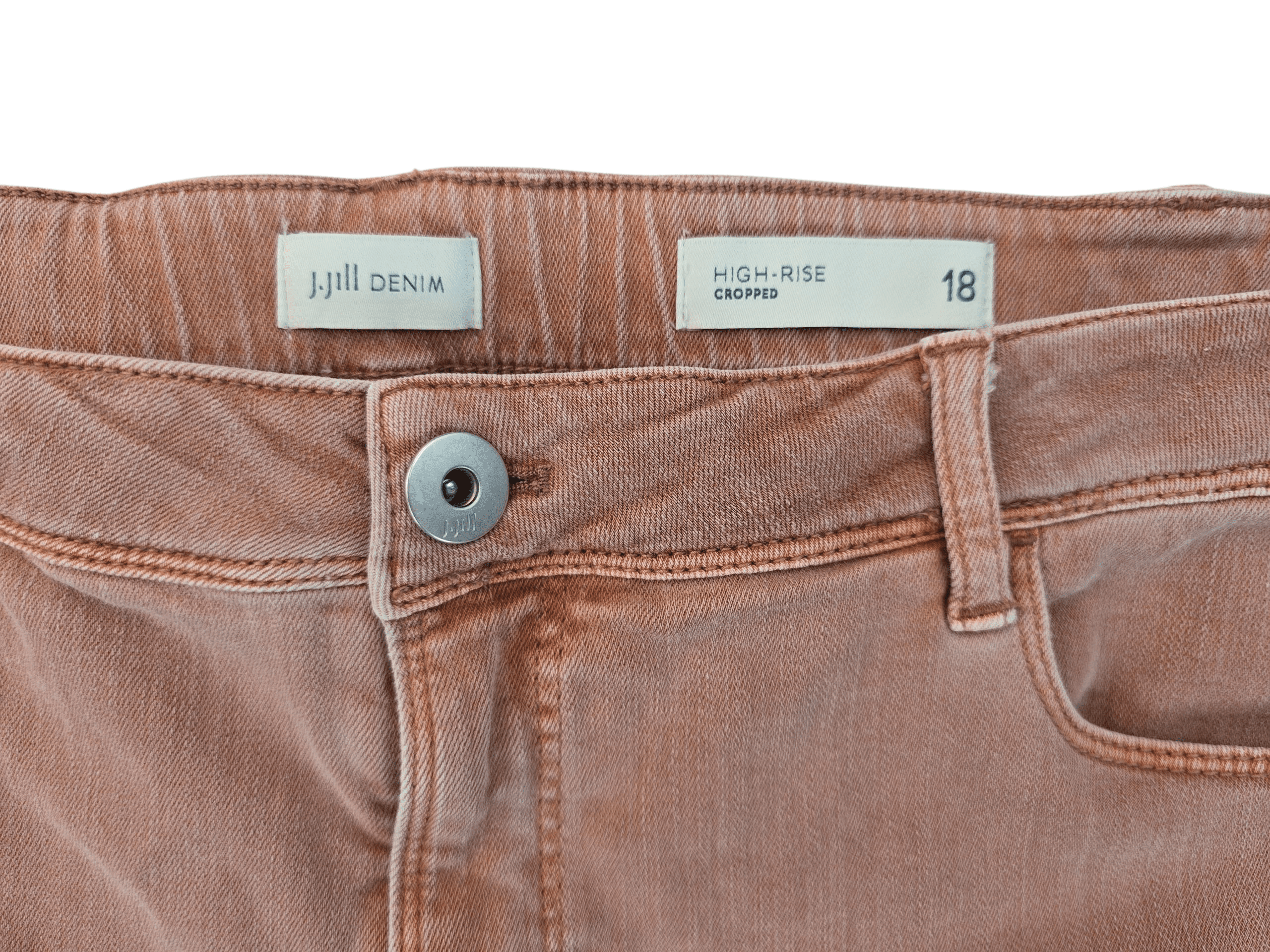J. Jill brand and size 18 tag for denim crop pants