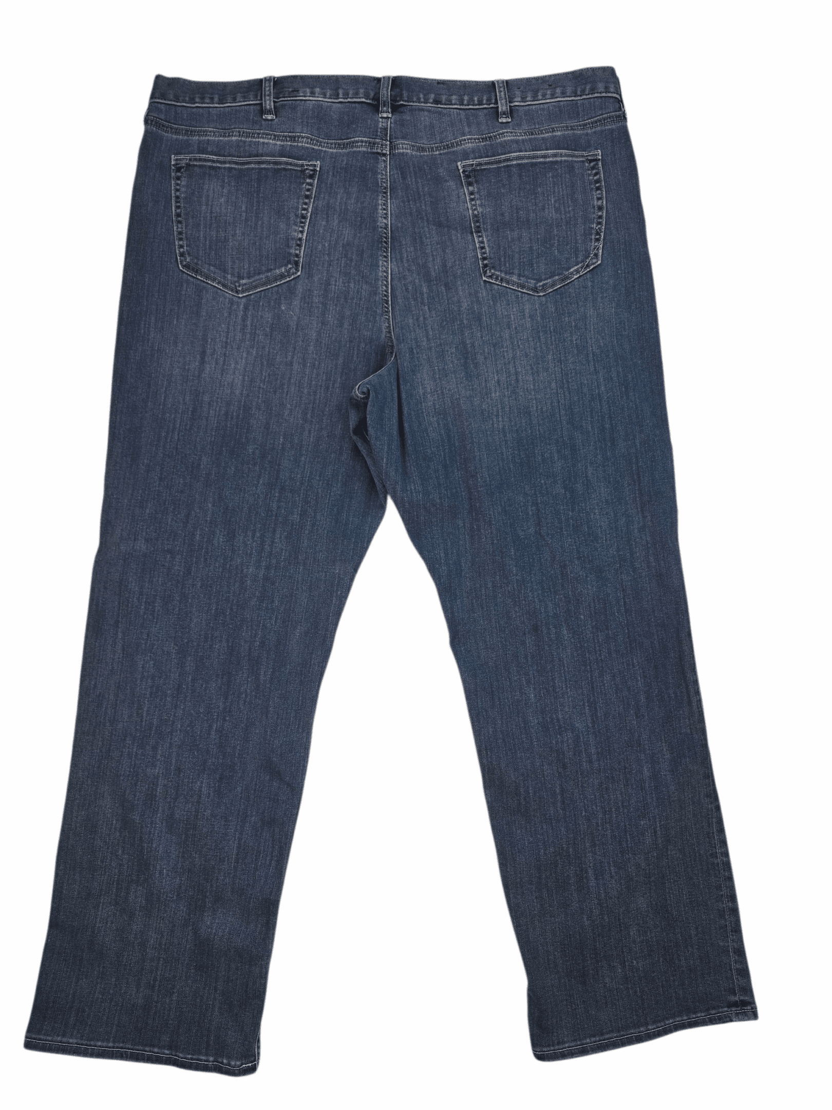 Back view of Banana Republic men’s Big & Tall 44x32 blue straight fit jeans