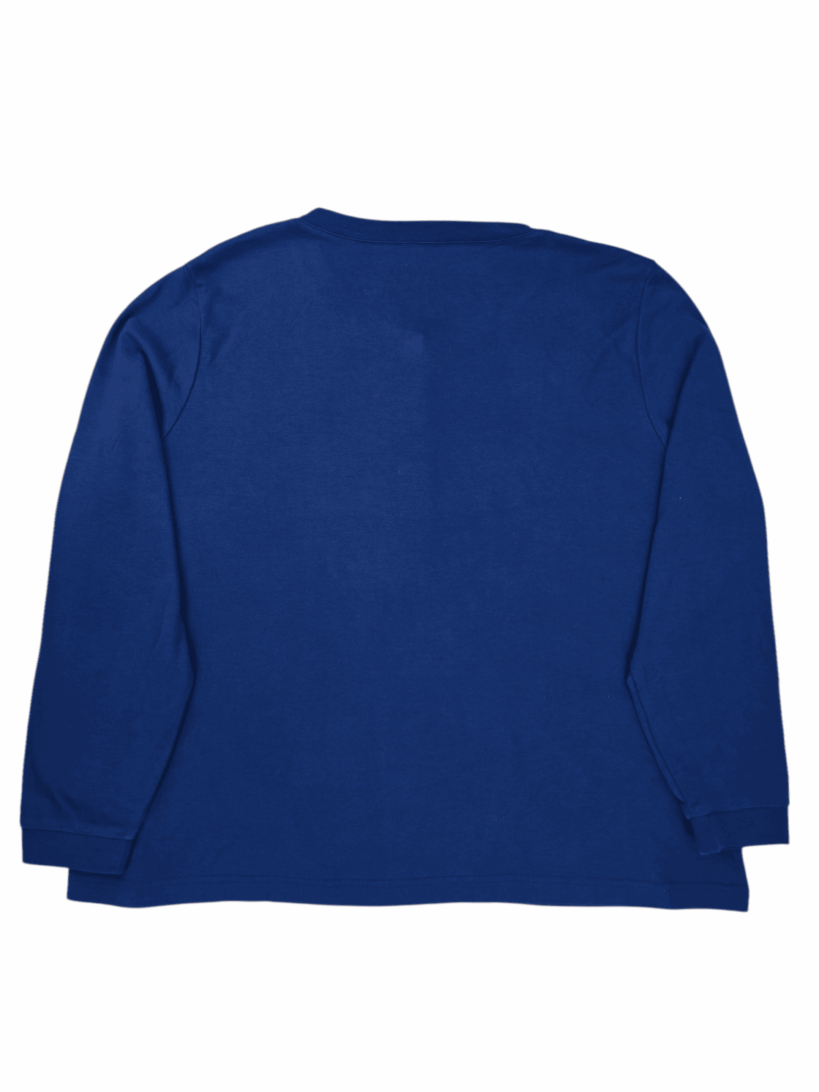 Back view of Blair blue button-front pullover top women’s size 2XL
