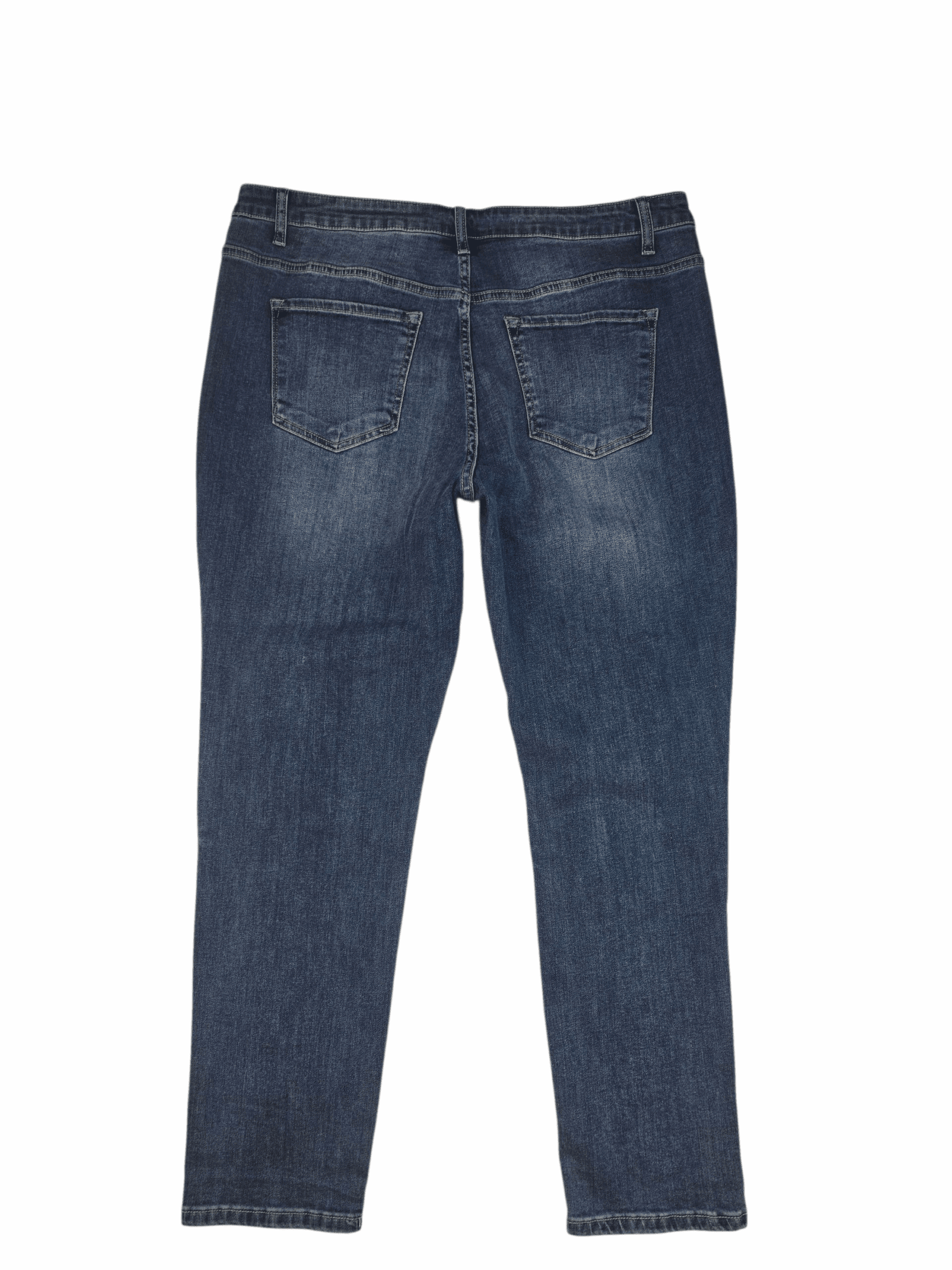 TNR blue distressed tapered jeans women’s plus size 20 – back view