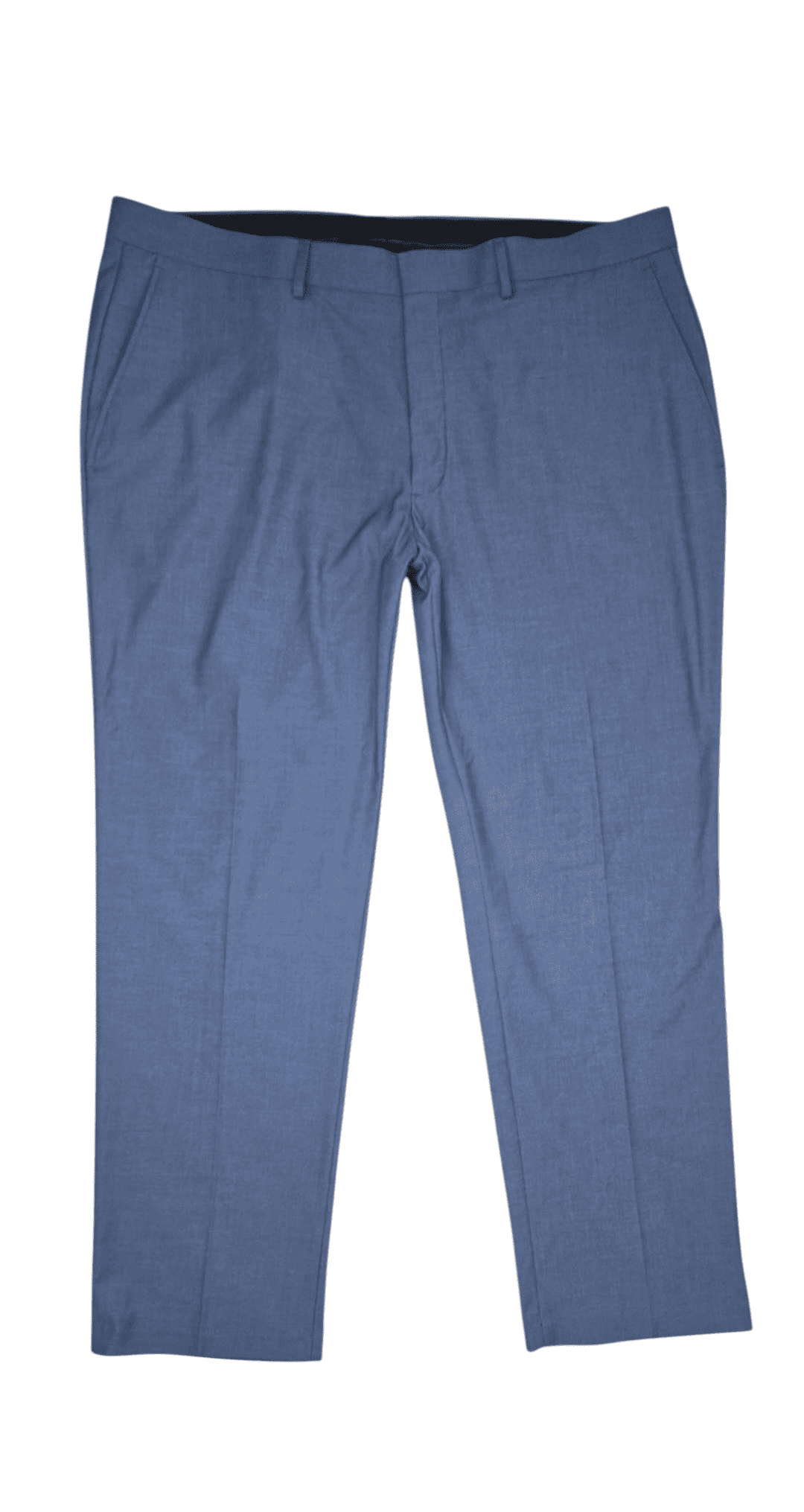 Front view of Madison blue dress slacks men’s Big & Tall size 40x30