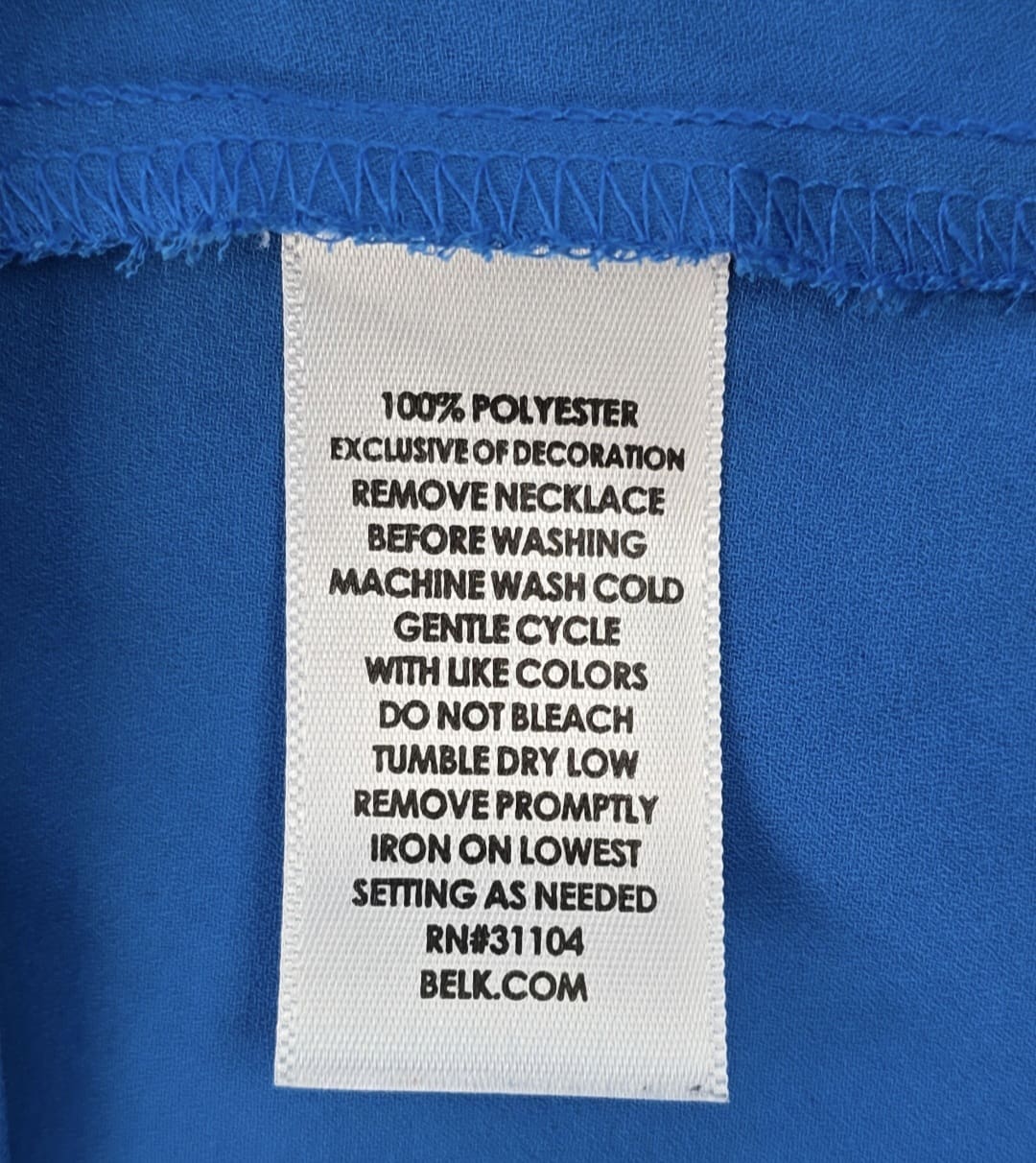 Kim Rogers Woman layered V-front scoop neck tank top material content label