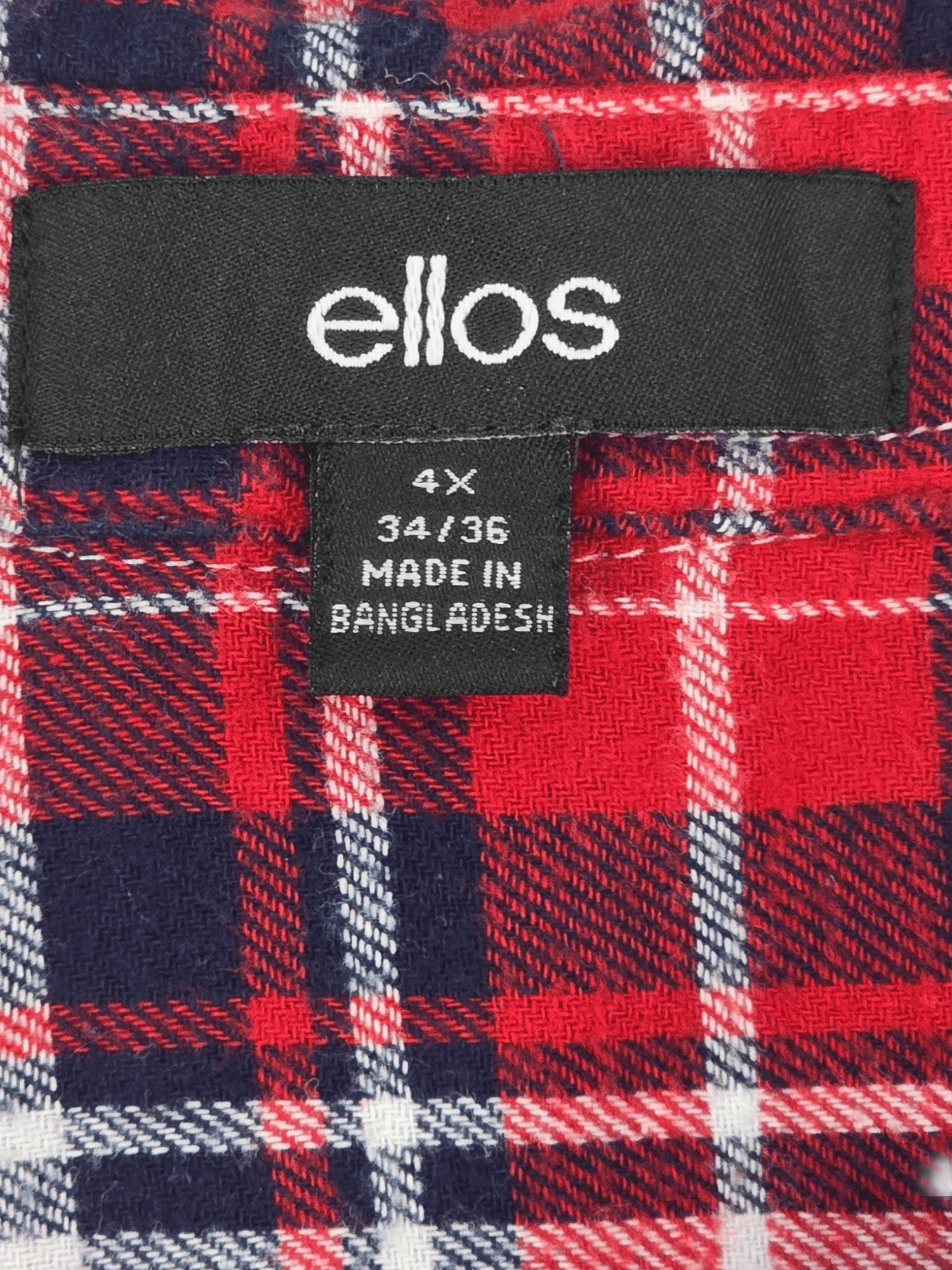 Ellos brand and size 4X clothing tag