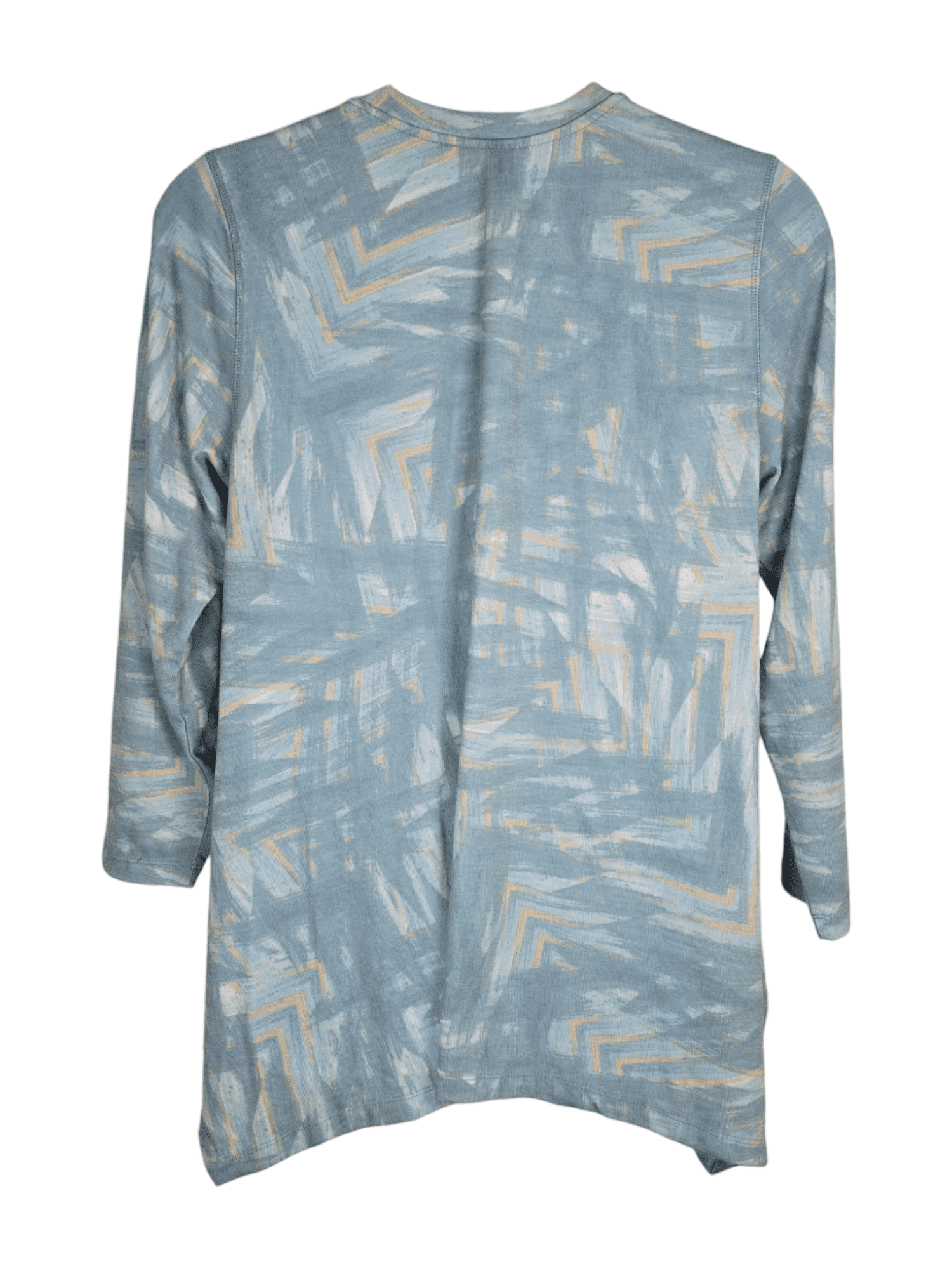 Back view of Philosophy women’s size XXL aqua blue scoop neck pullover top