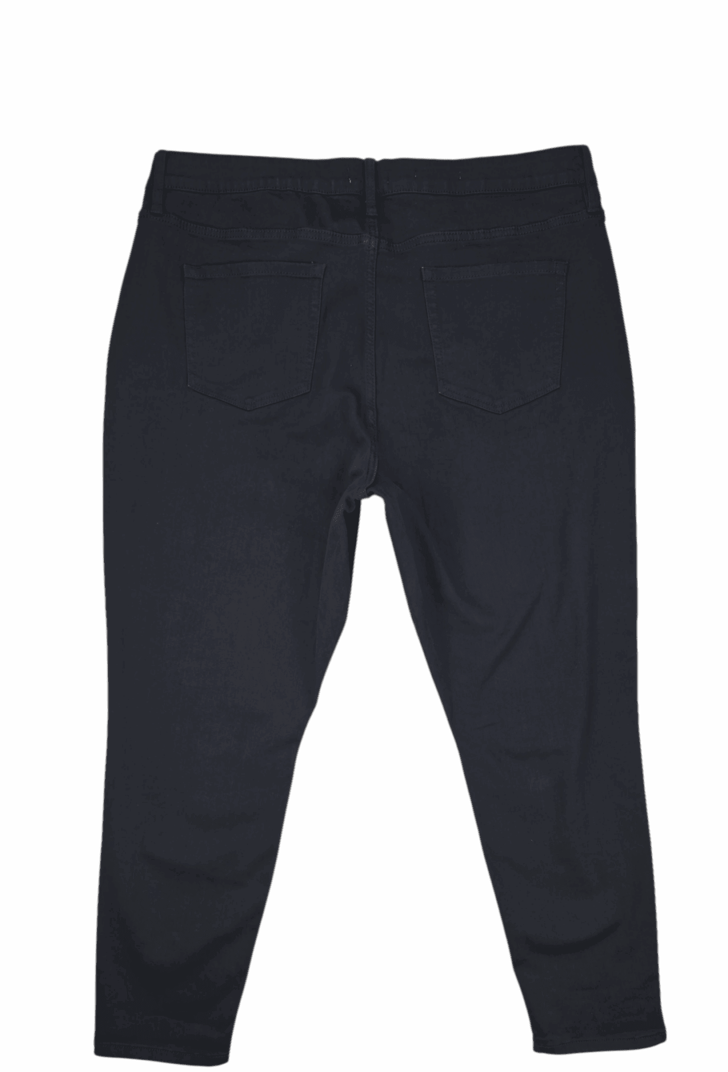 Back view of Ava & Viv women’s size 22 black high-rise skinny jeans