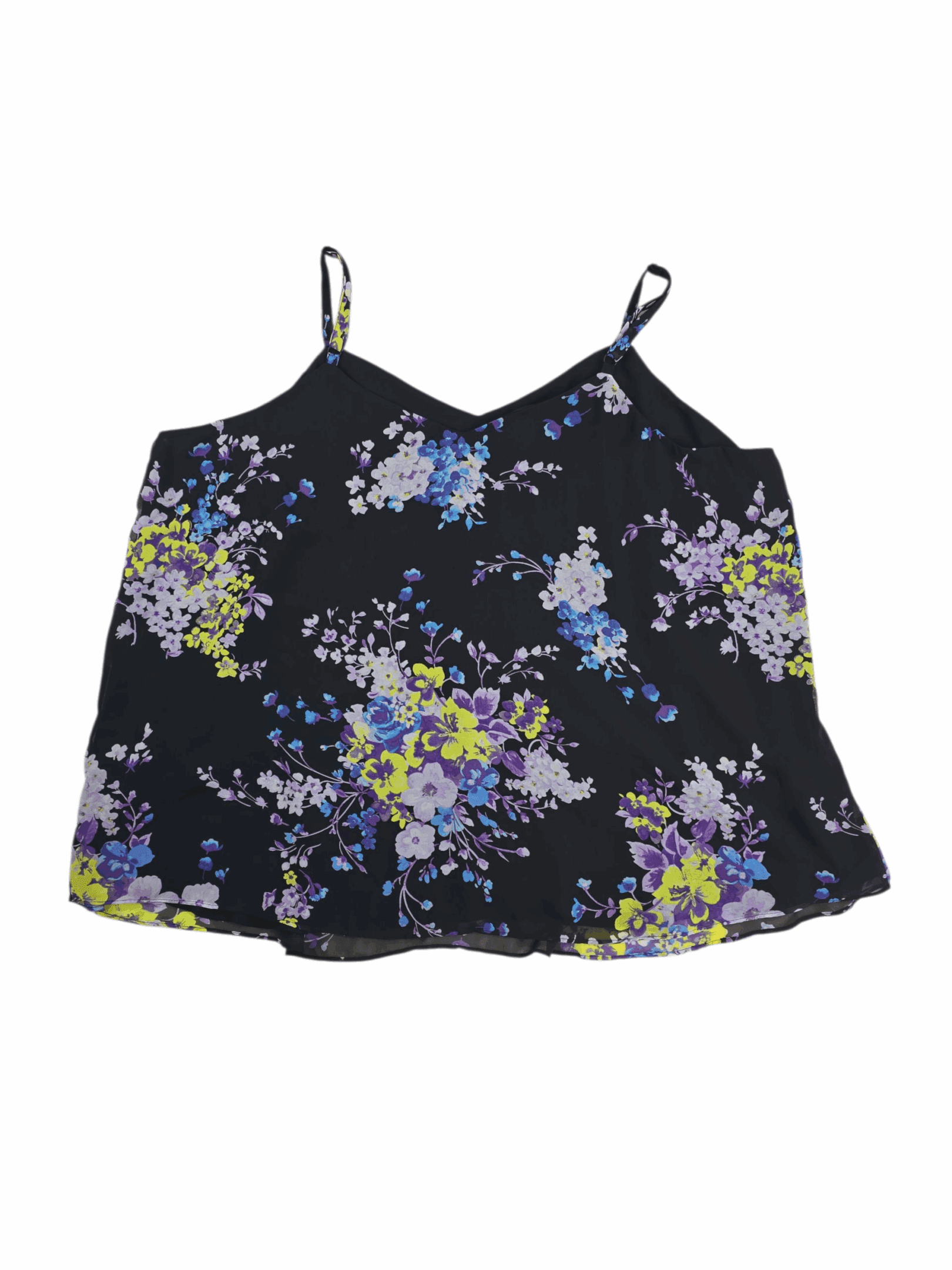 Back view of Torrid women’s plus size 4X Sophie floral cami top