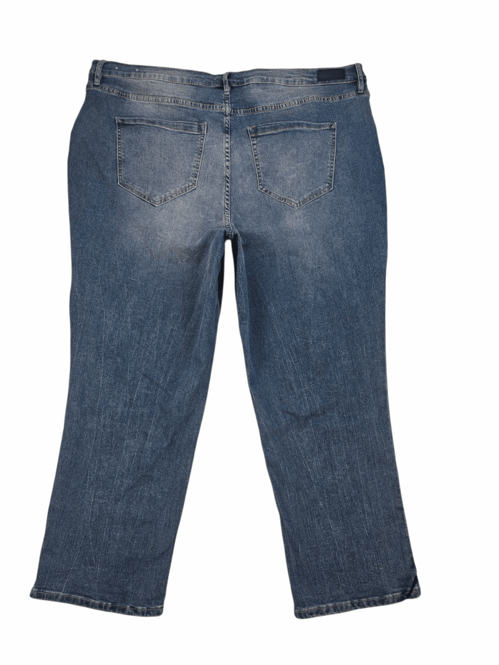 Back view of Nicole Miller New York Nolita boyfriend ankle jeans women’s size 22