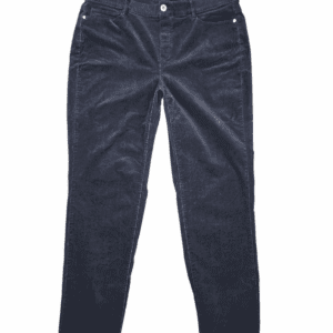 J. Jill women’s size XLT smoky gray corduroy straight-leg pants front view