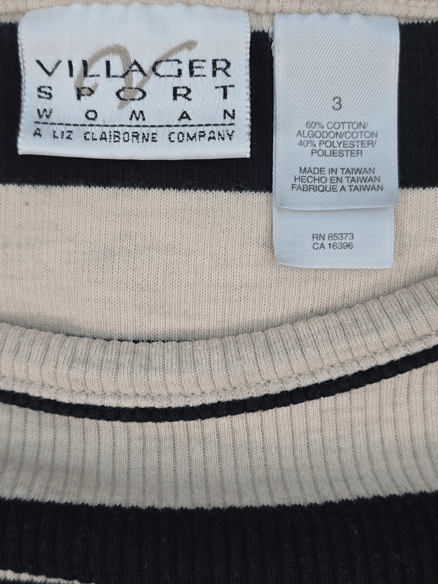 Villager Sport Woman brand and size 3X clothing tag