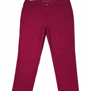 Front view of Chico’s Perfect Stretch girlfriend slim leg ankle pants size 3