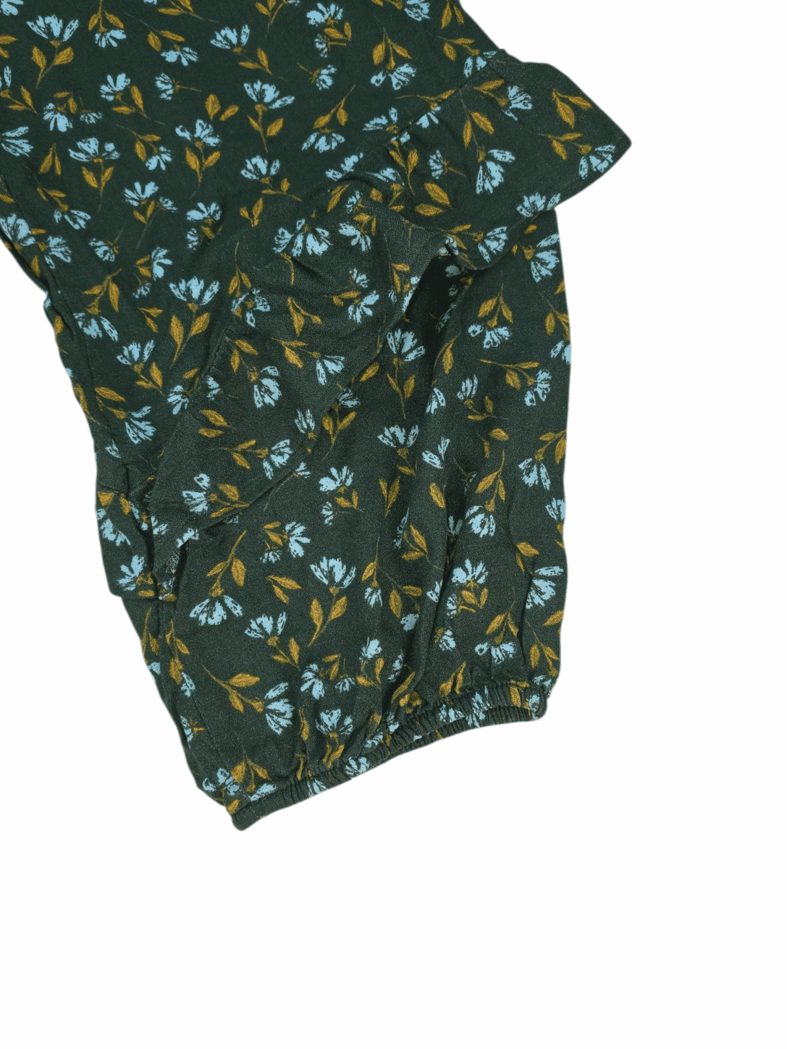 Sonoma Green Floral Blouse for Effortless Style | SIZE 4X - Image 5