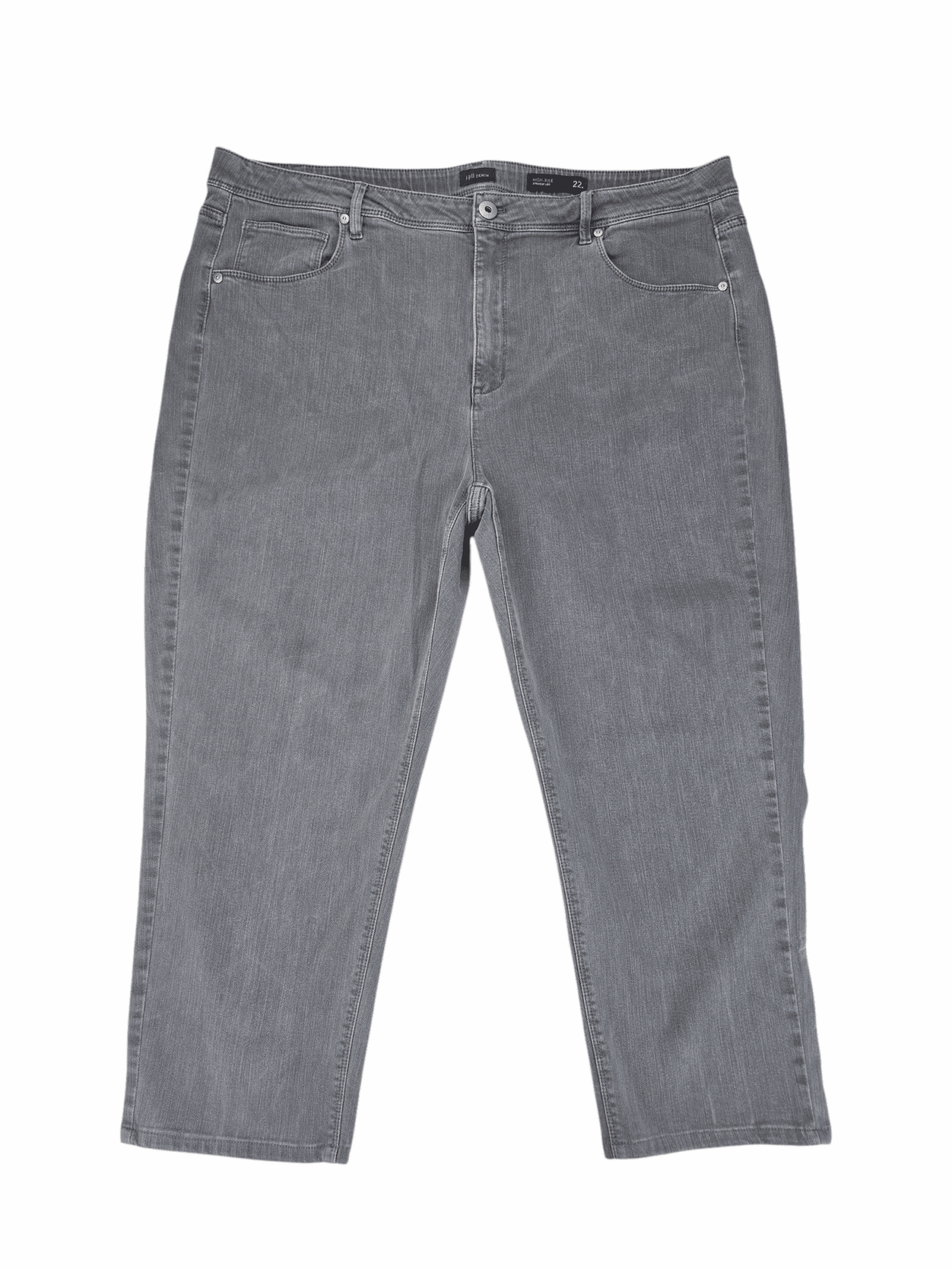 J. Jill women’s size 22W stretch denim capris front view