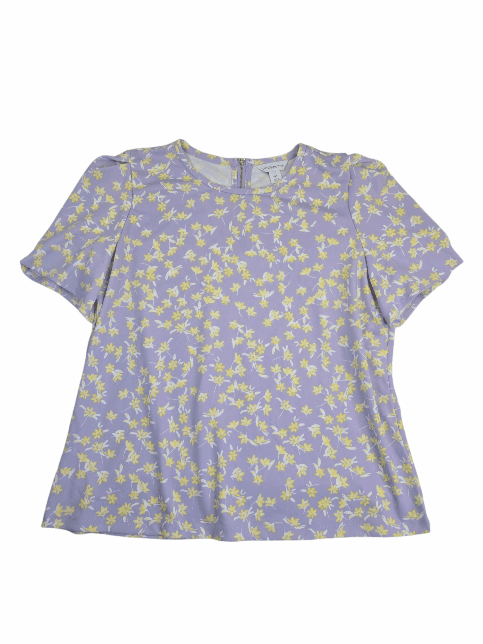 Liz Claiborne women’s plus size 2X short sleeve top front view