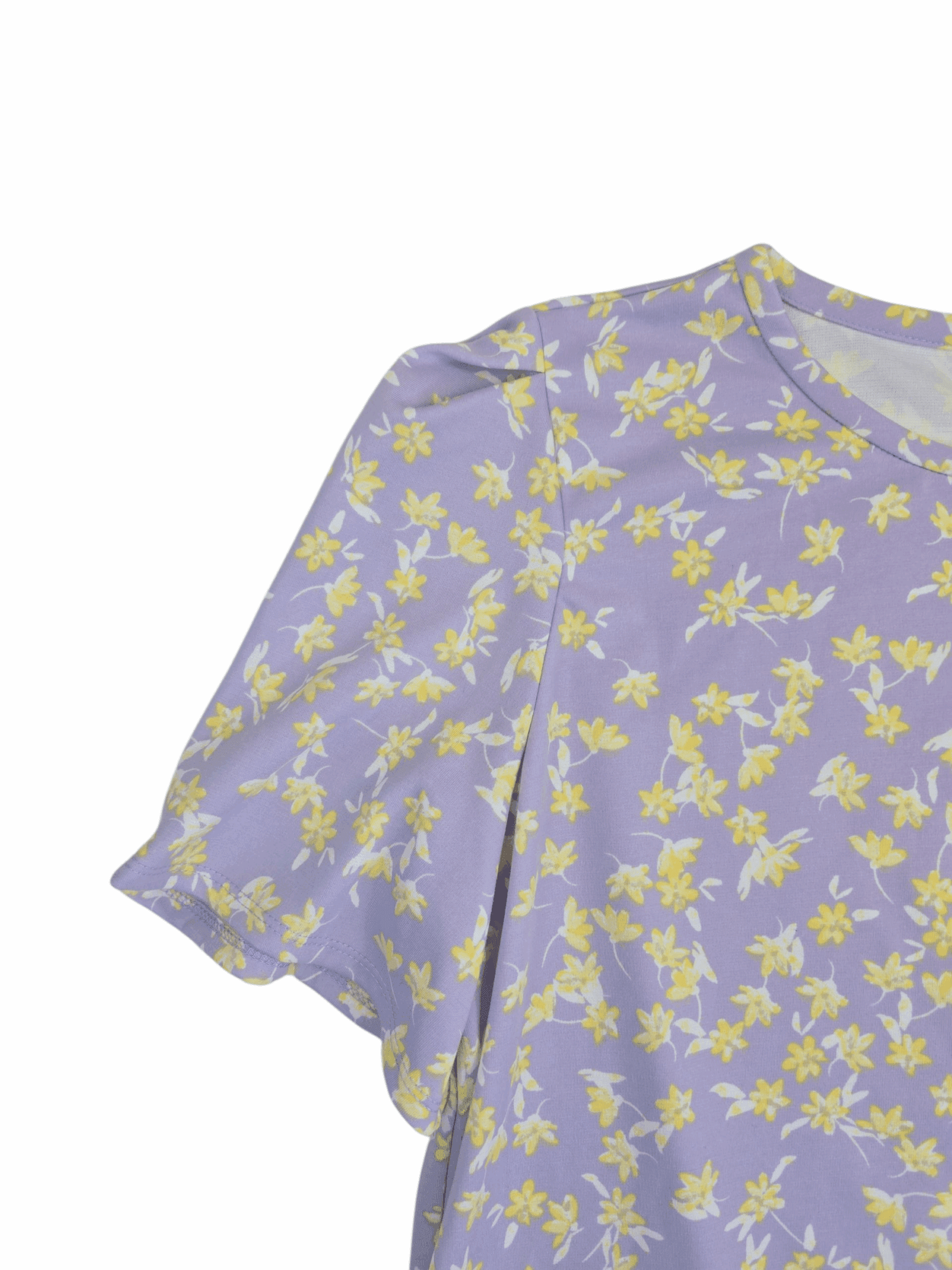 Close-up of short sleeve hem on Liz Claiborne women’s plus size 2X short sleeve top