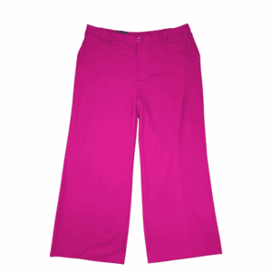 Front view of NWT Ava & Viv wide-leg stretch pants with no-gap waistband women’s size 20