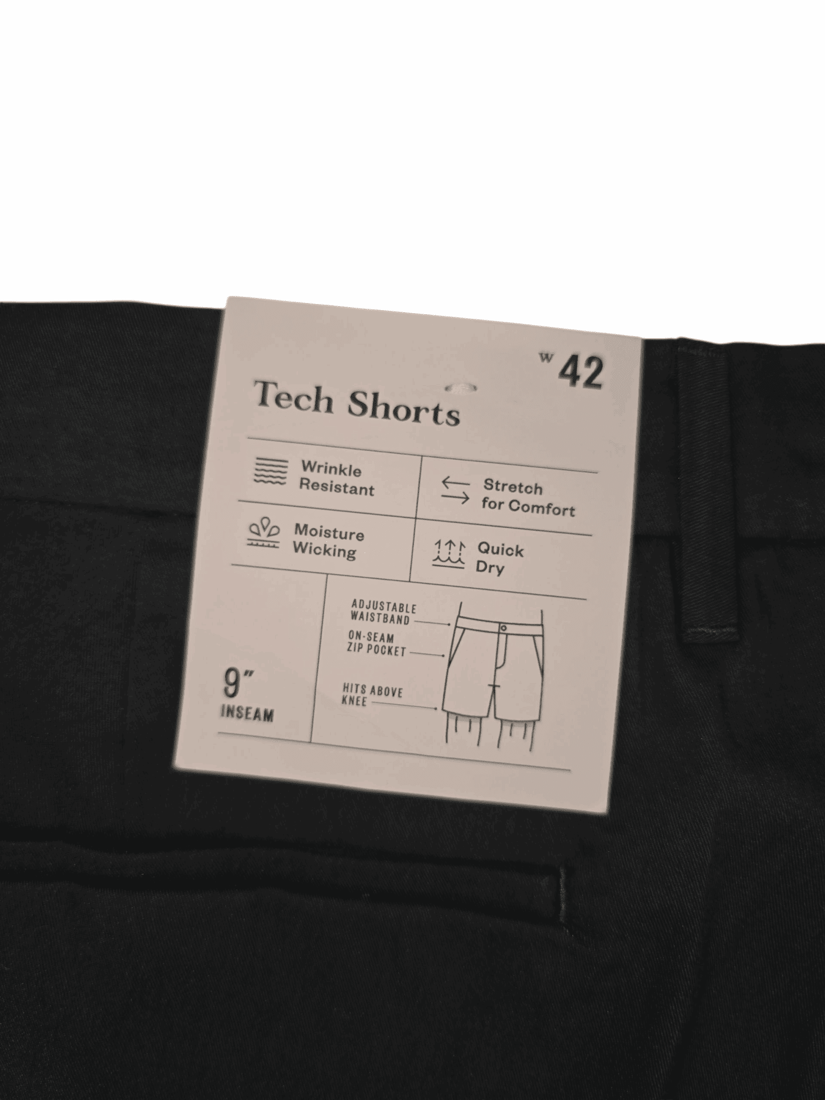 Goodfellow Men's Tech Shorts: Comfort for Every Day | Size 42 - Image 6