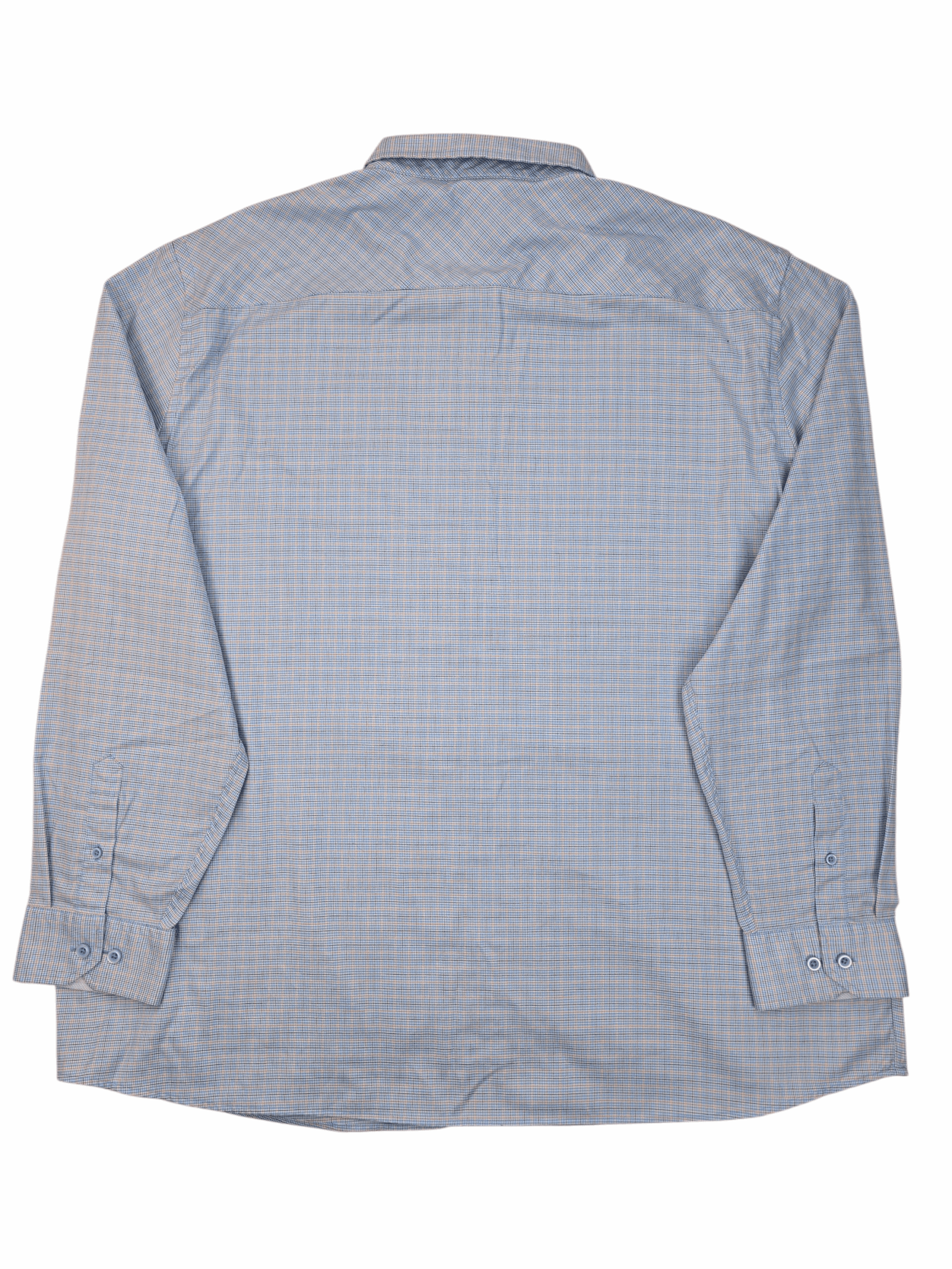 Back view of Johnston & Murphy XC4 Extreme Comfort 3XL cotton shirt