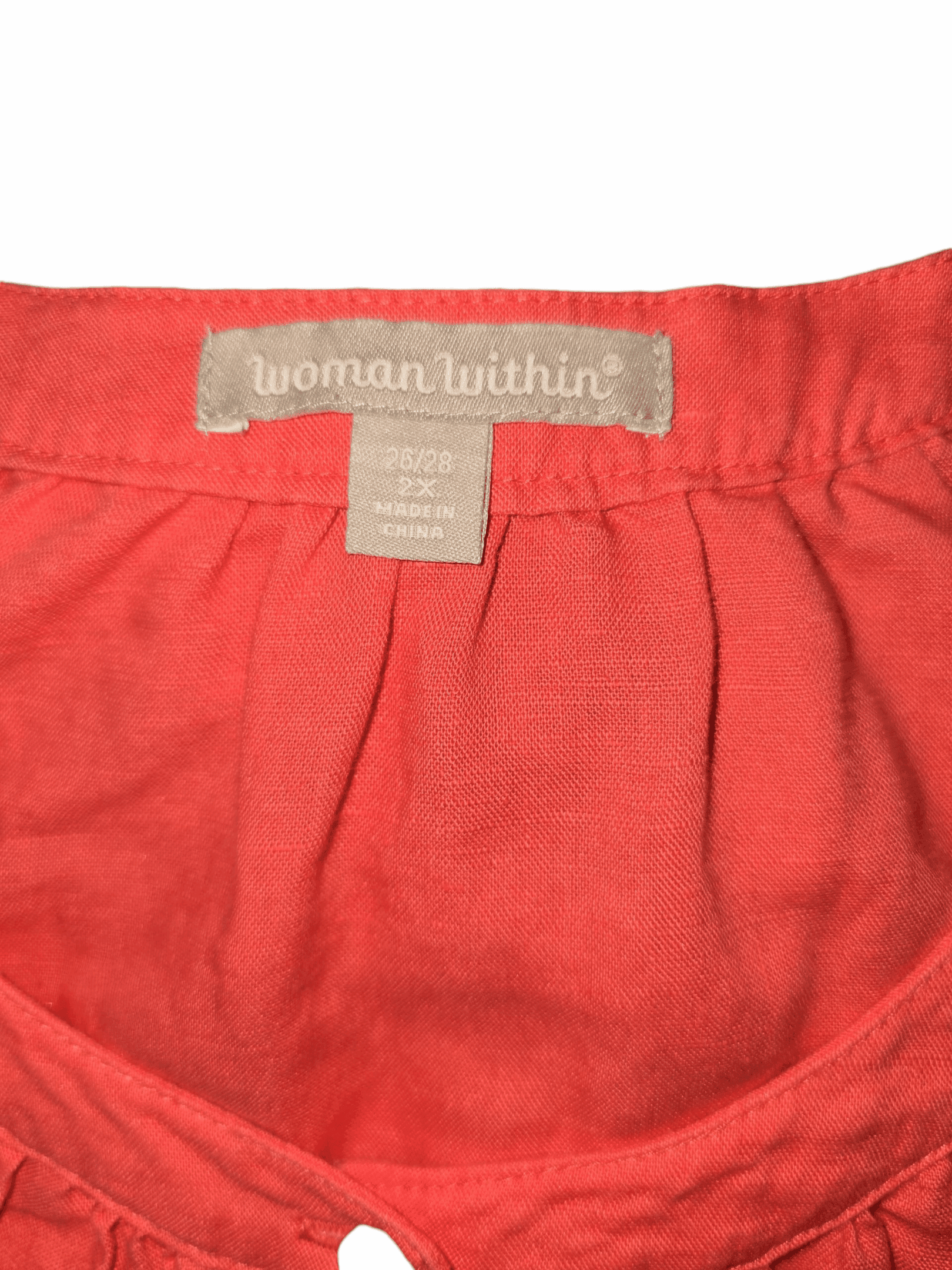 Woman Within brand and size 2X clothing tag