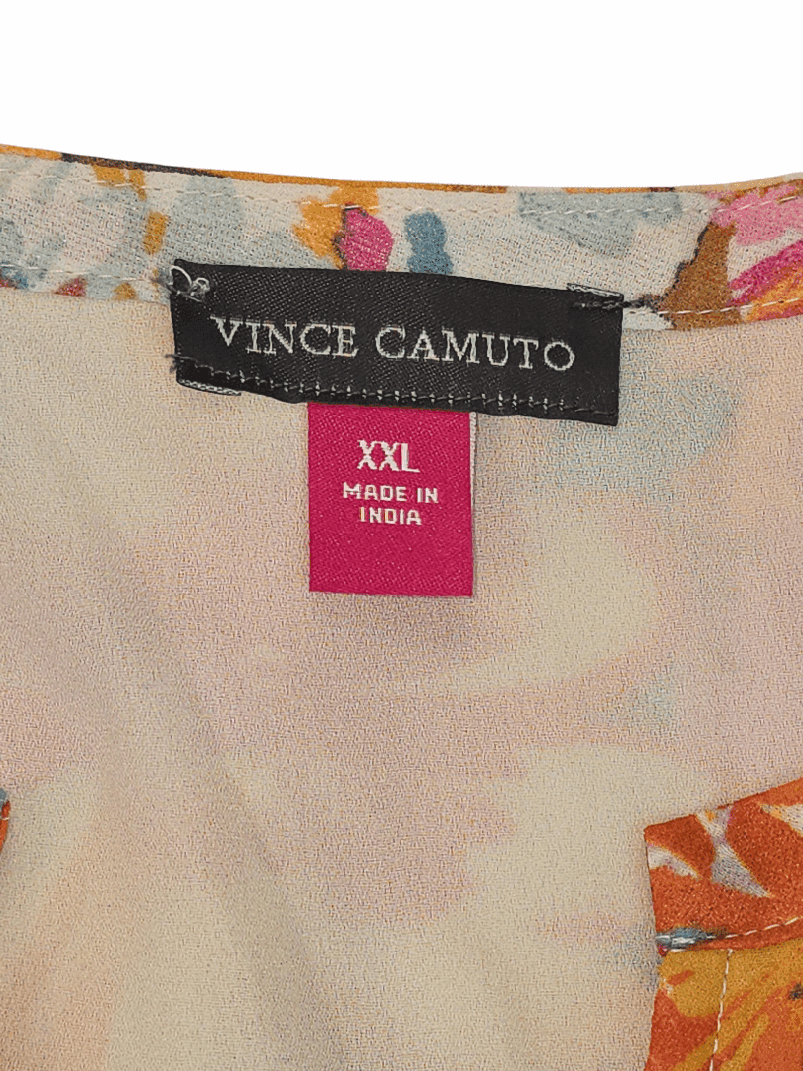 Vince Camuto brand and size XXL clothing tag
