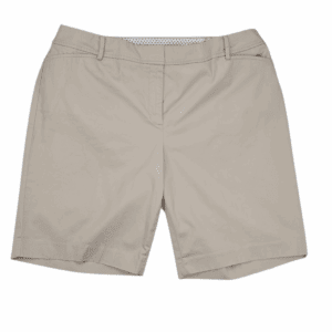 Talbots women’s size 18W khaki Perfect Shorts front view