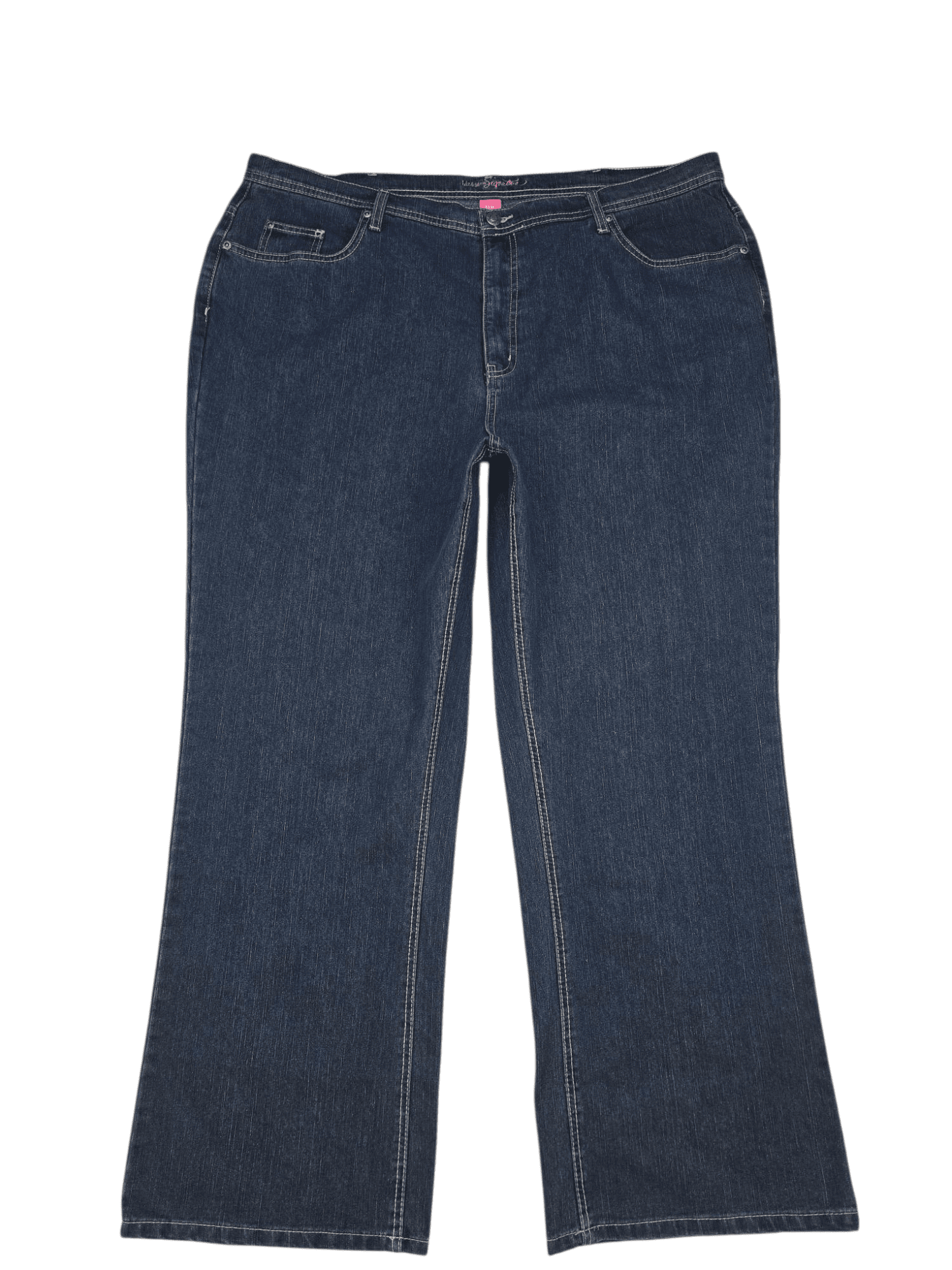 Liz & Me Signature women’s size 22W blue denim jeans front view