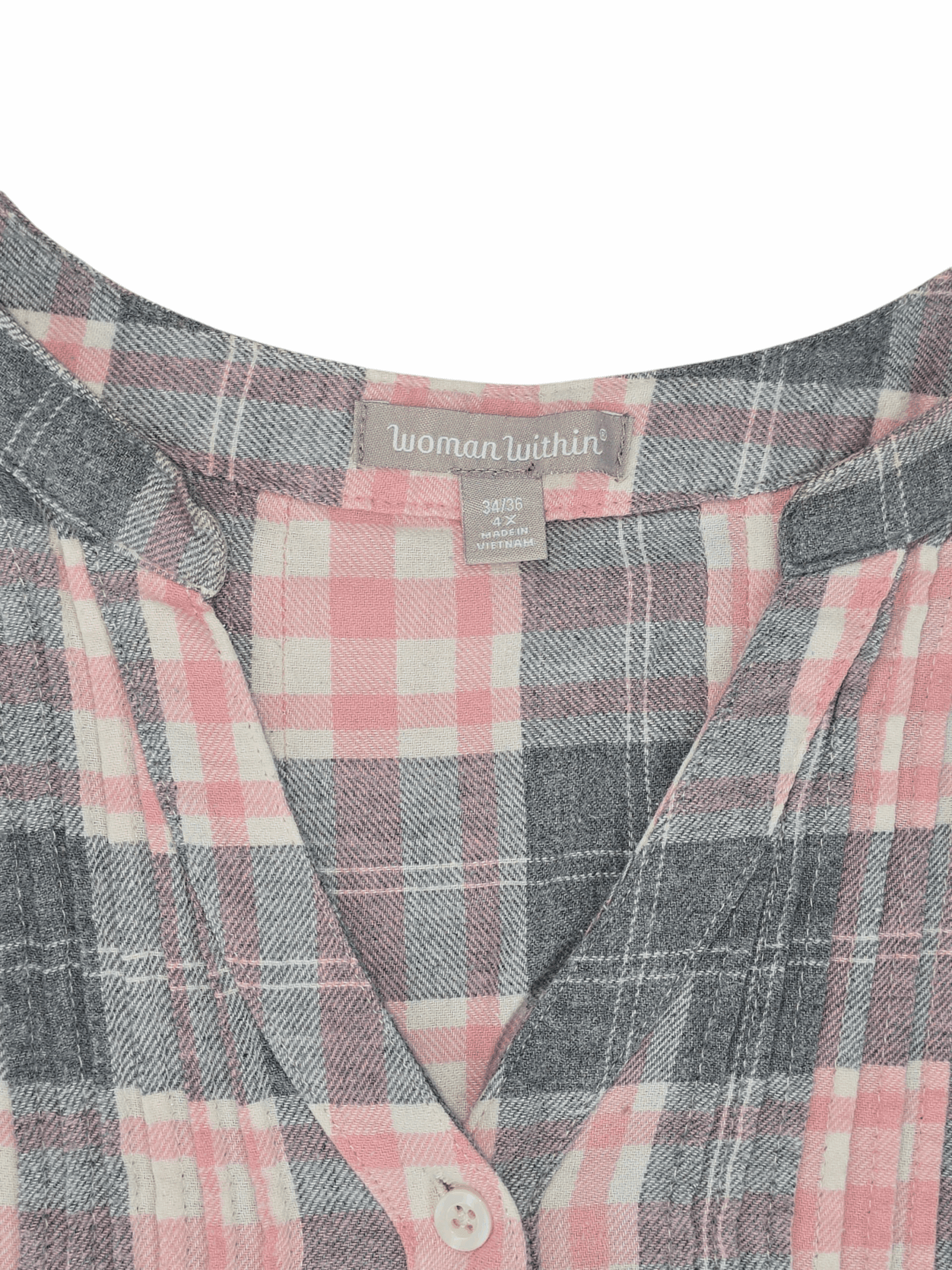 Woman Within brand and size 34/36 clothing label