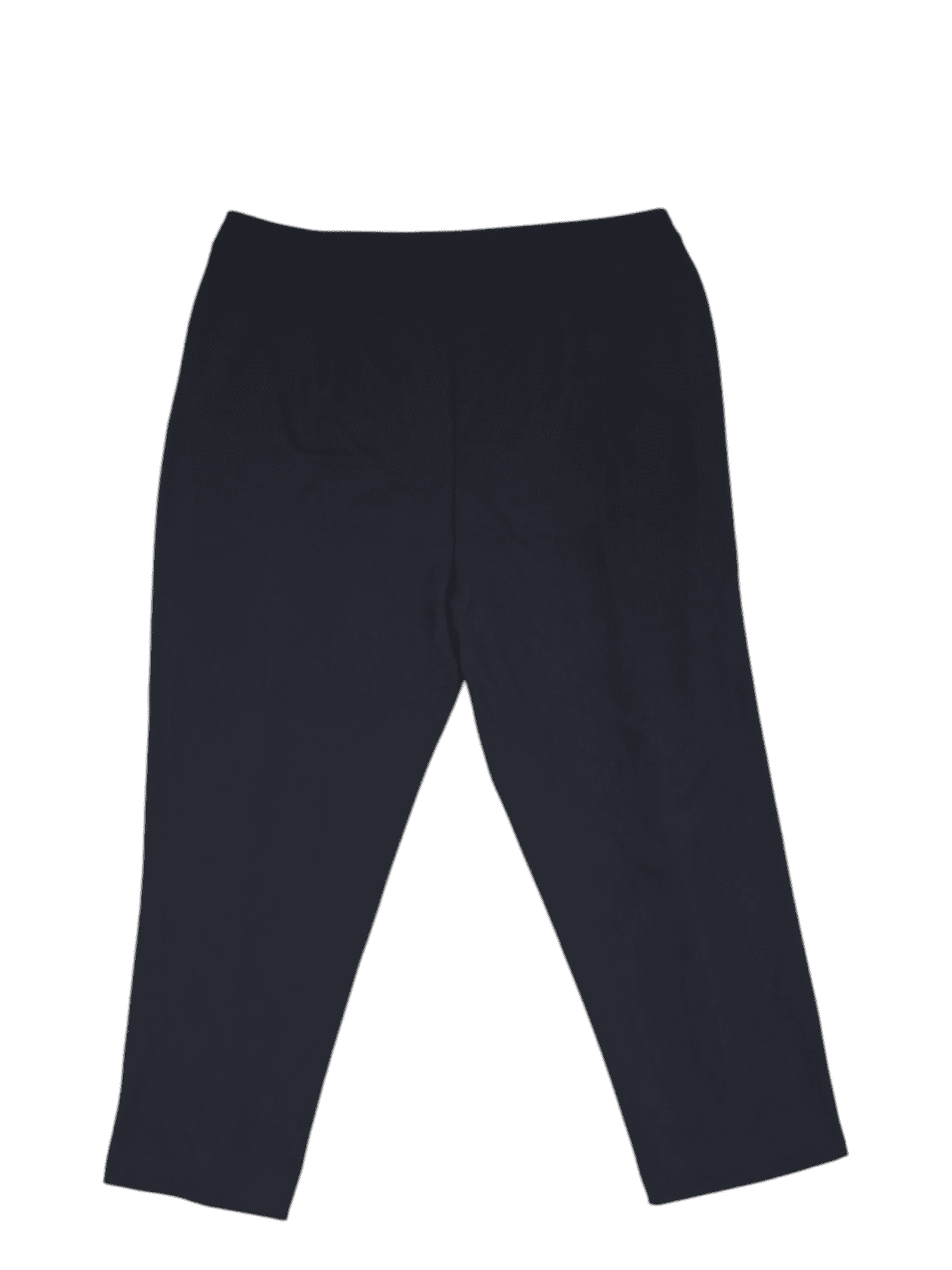 Back View BloomChic Women’s Black Cropped Pants Size 18/20 – Plus Size Cropped Dress Pants with Smooth Fit