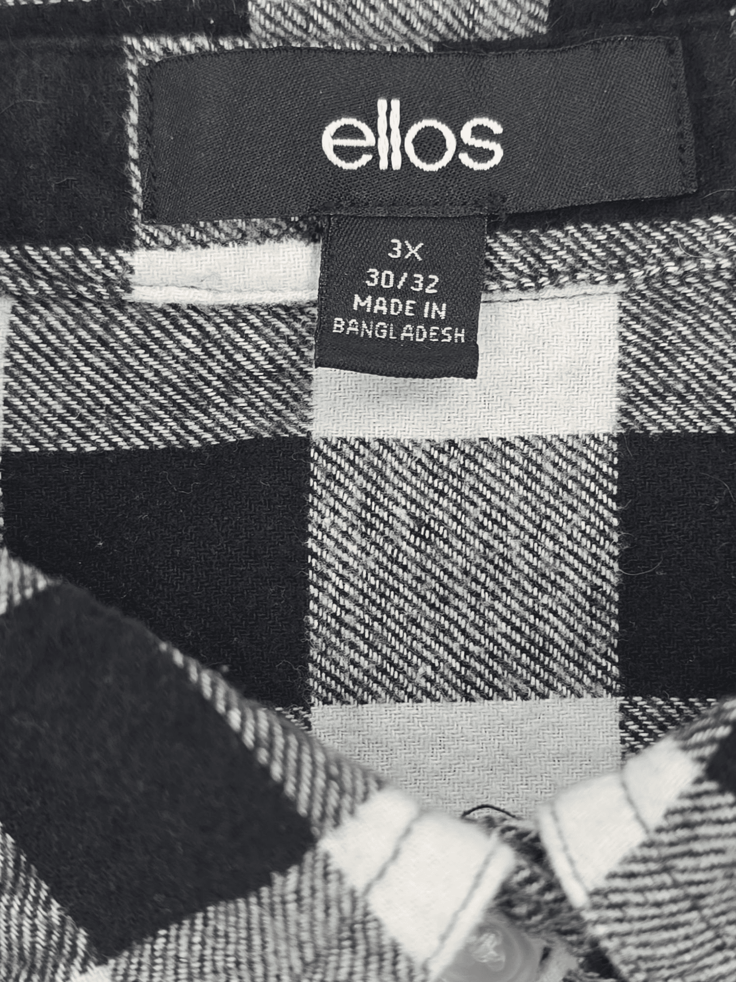 Ellos brand and size 3X clothing tag