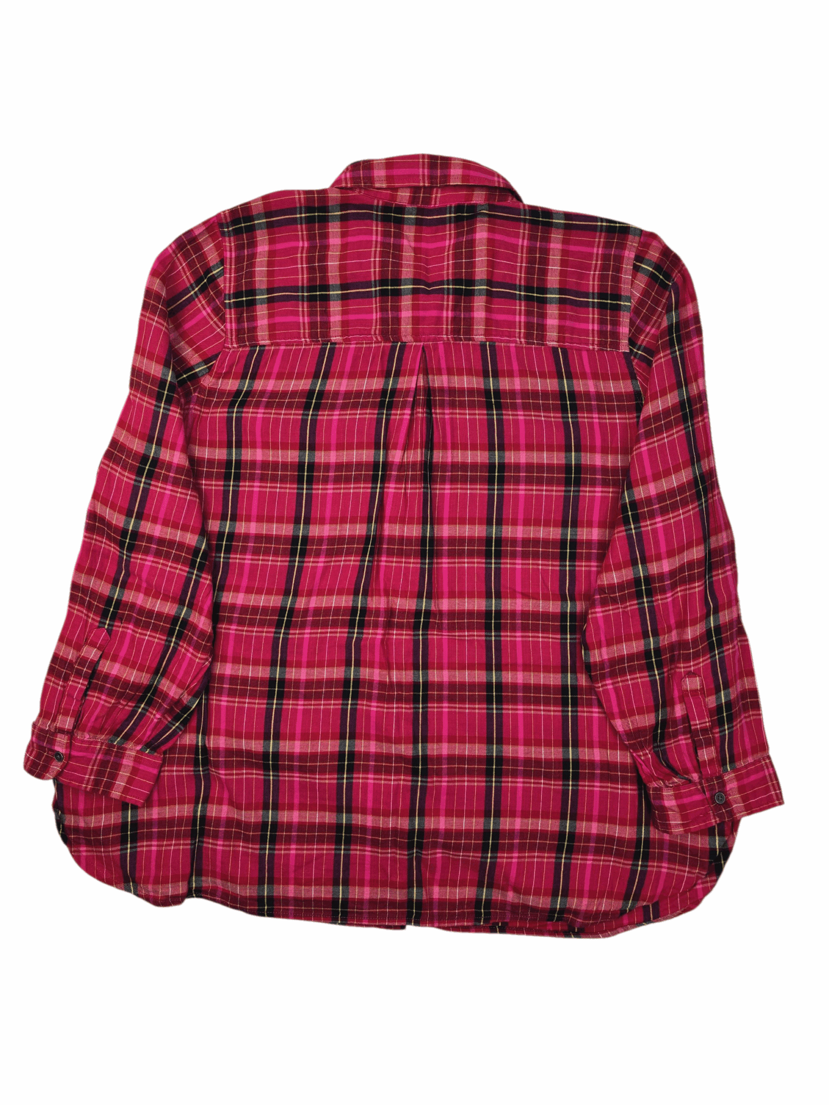 True Craft Pink & Black Checked Button-Up Shirt – SIZE 3X - Image 2