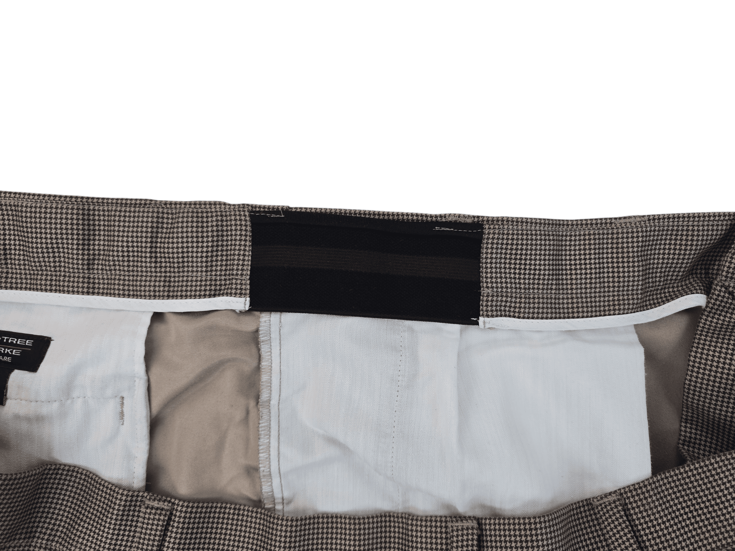 Roundtree & Yorke Brown & Khaki Pleated Shorts – SIZE 48