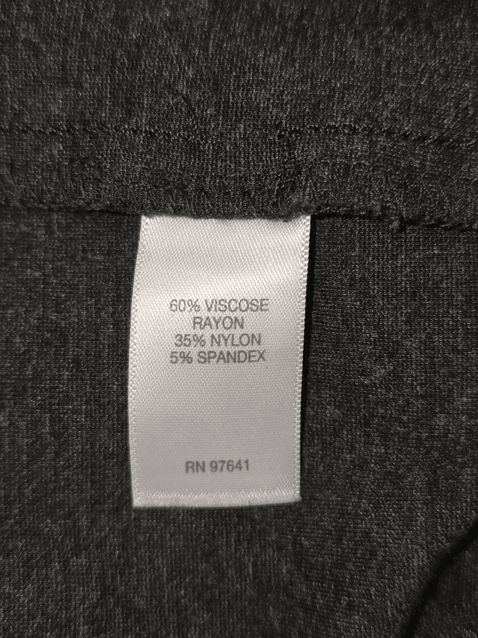 J. Jill ponte smokey gray slim leg capris material content label