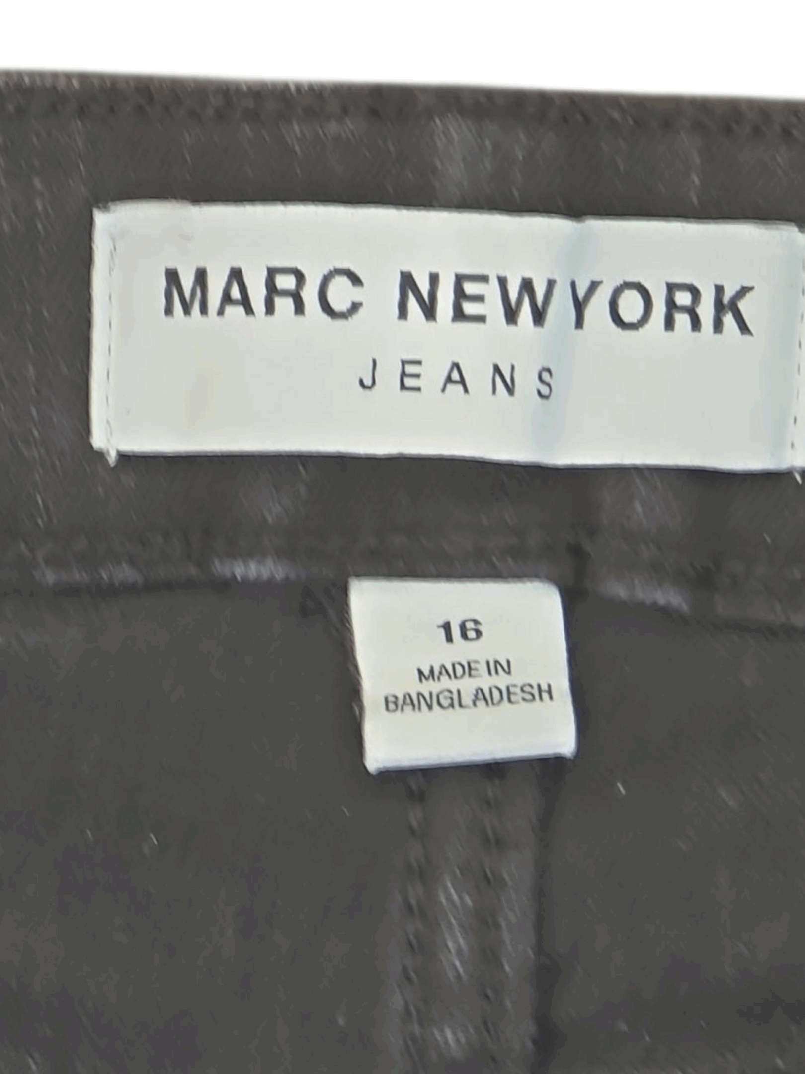 Marc New York brand and size 16 clothing label
