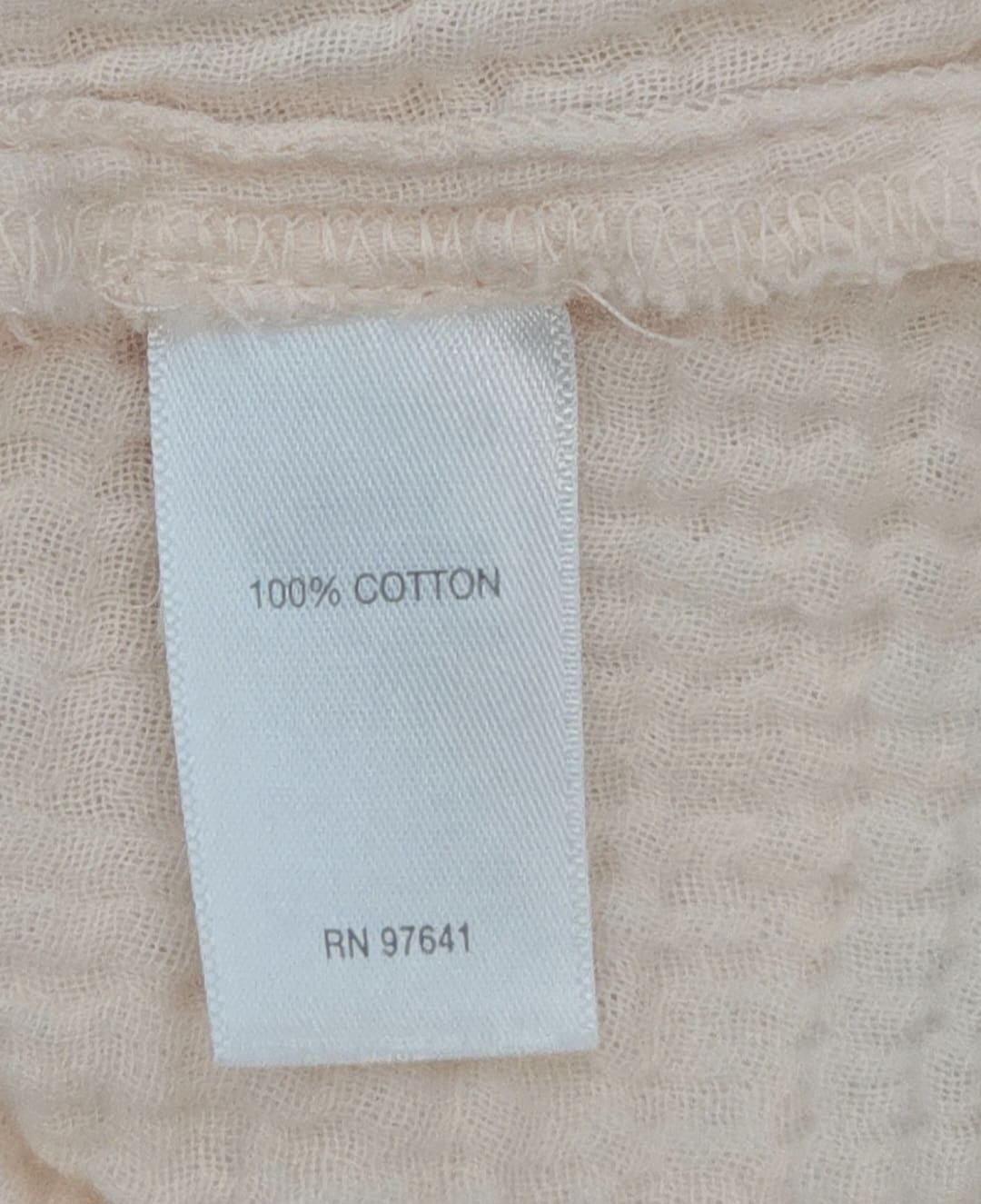 Pure Jill Women’s 2X soft pink cotton gauze pullover top garment tag