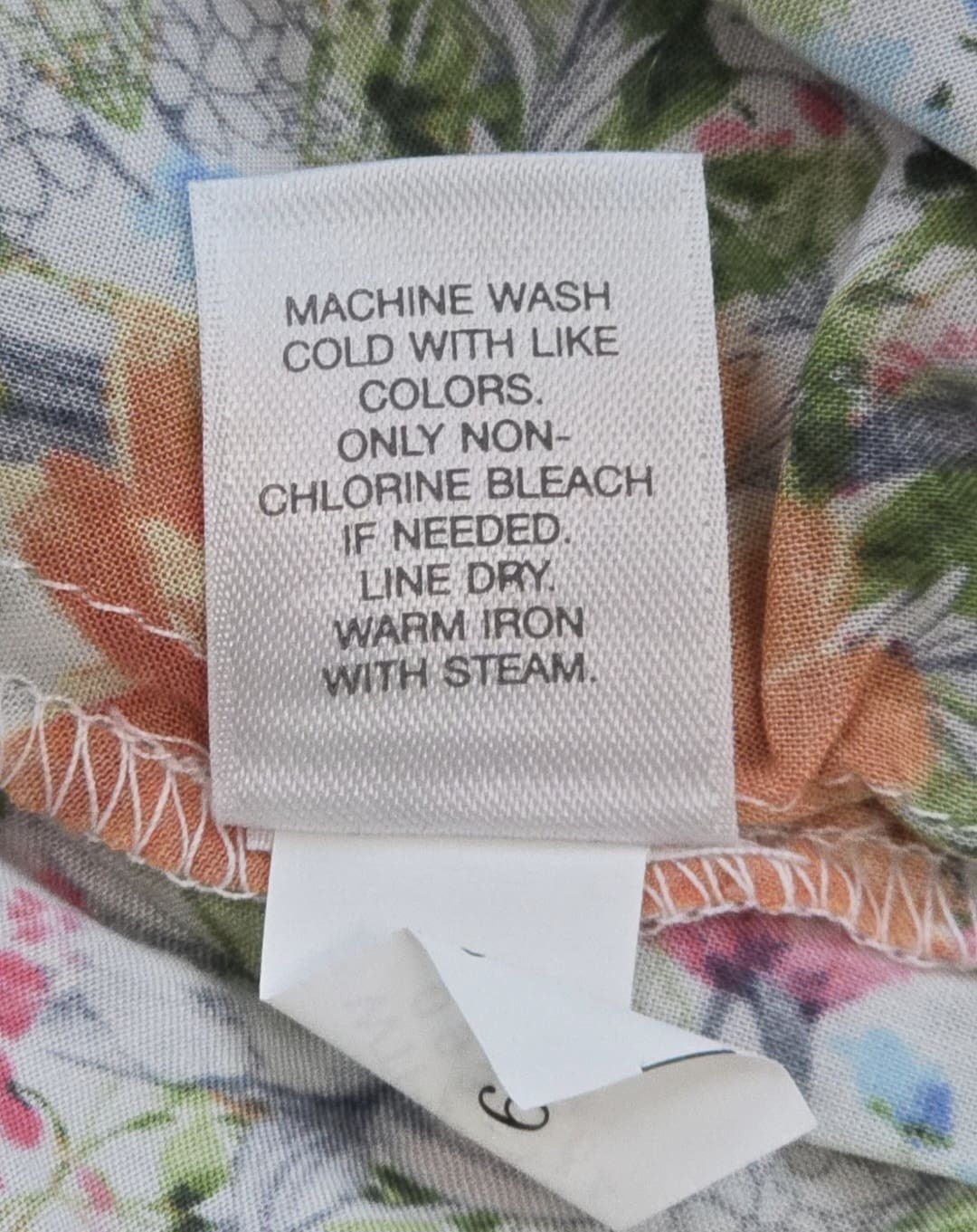 J. Jill Women’s 2X multi-color floral rayon pullover top garment tag