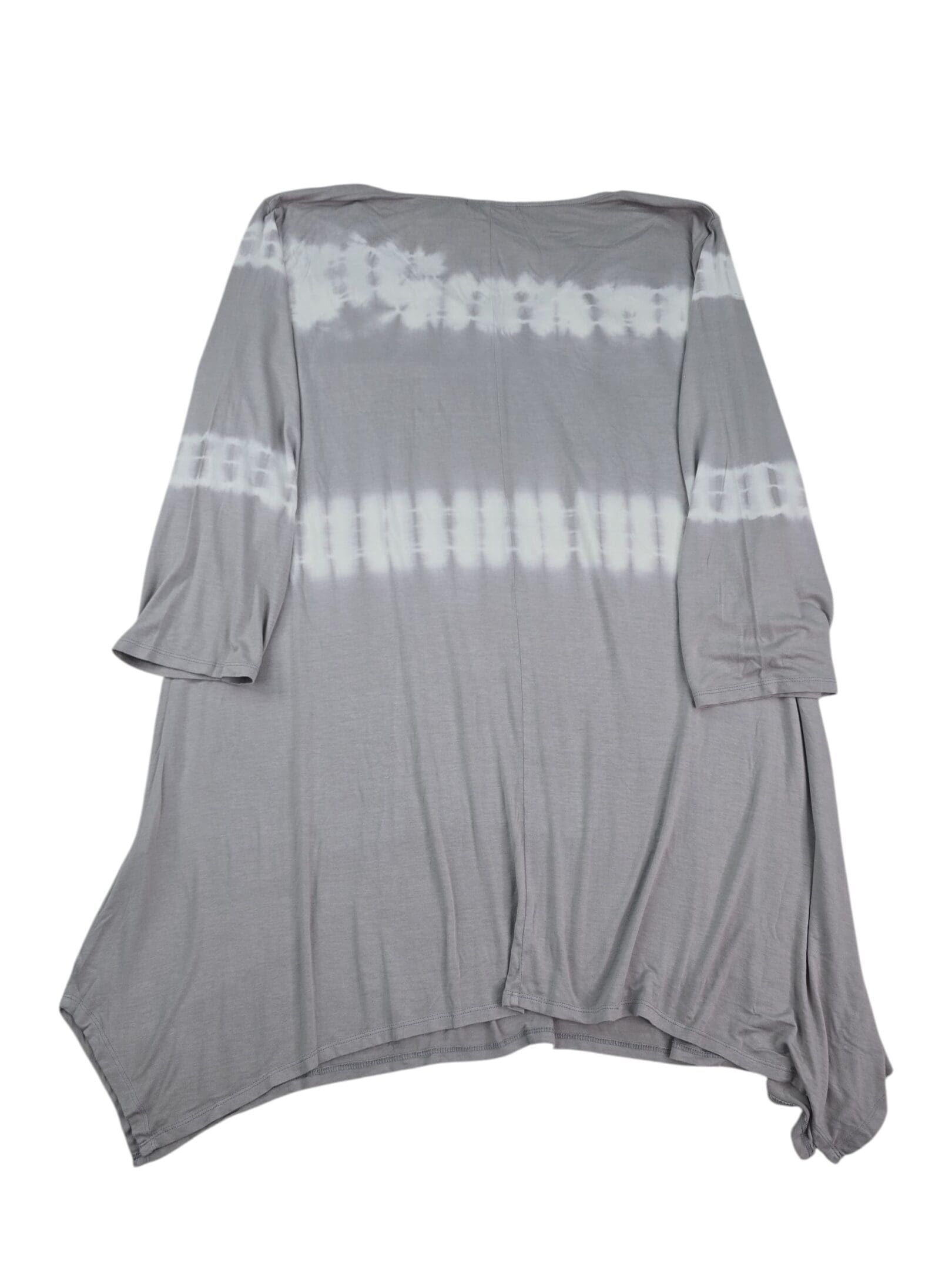 Belldini pearl grey tie dye top back view