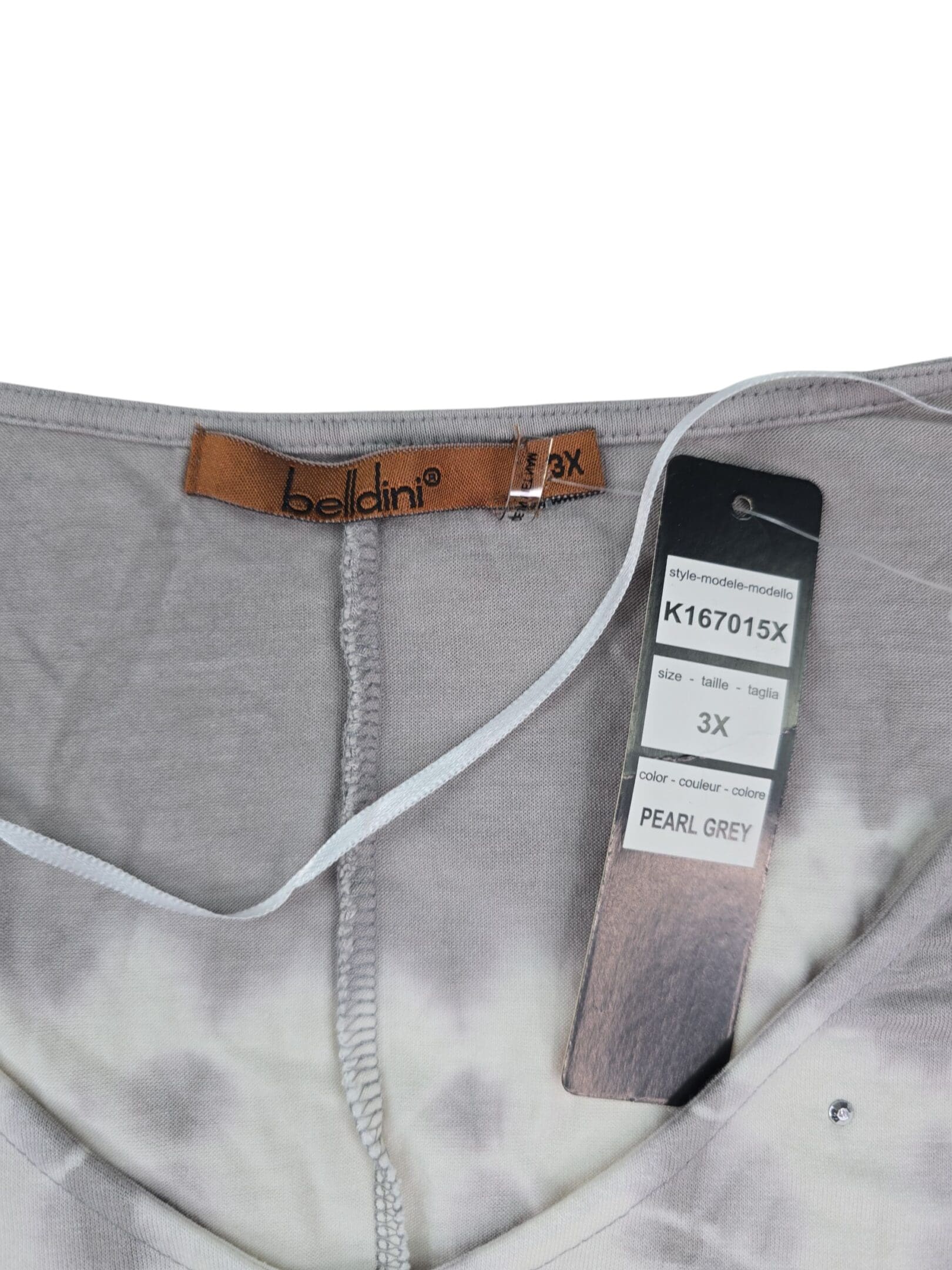 Belldini size 3X brand tag and label