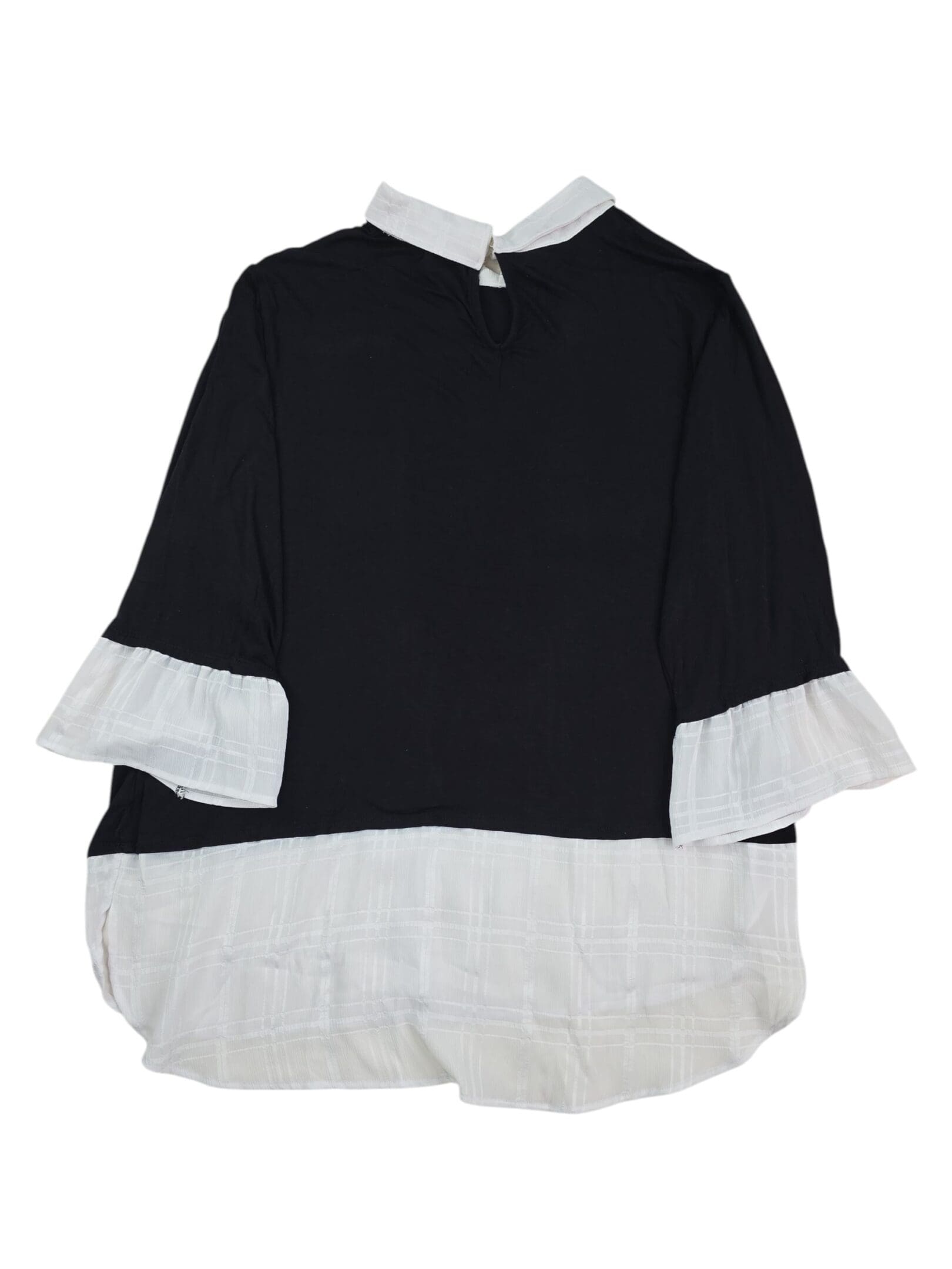 ELLE black long sleeve women’s top back view